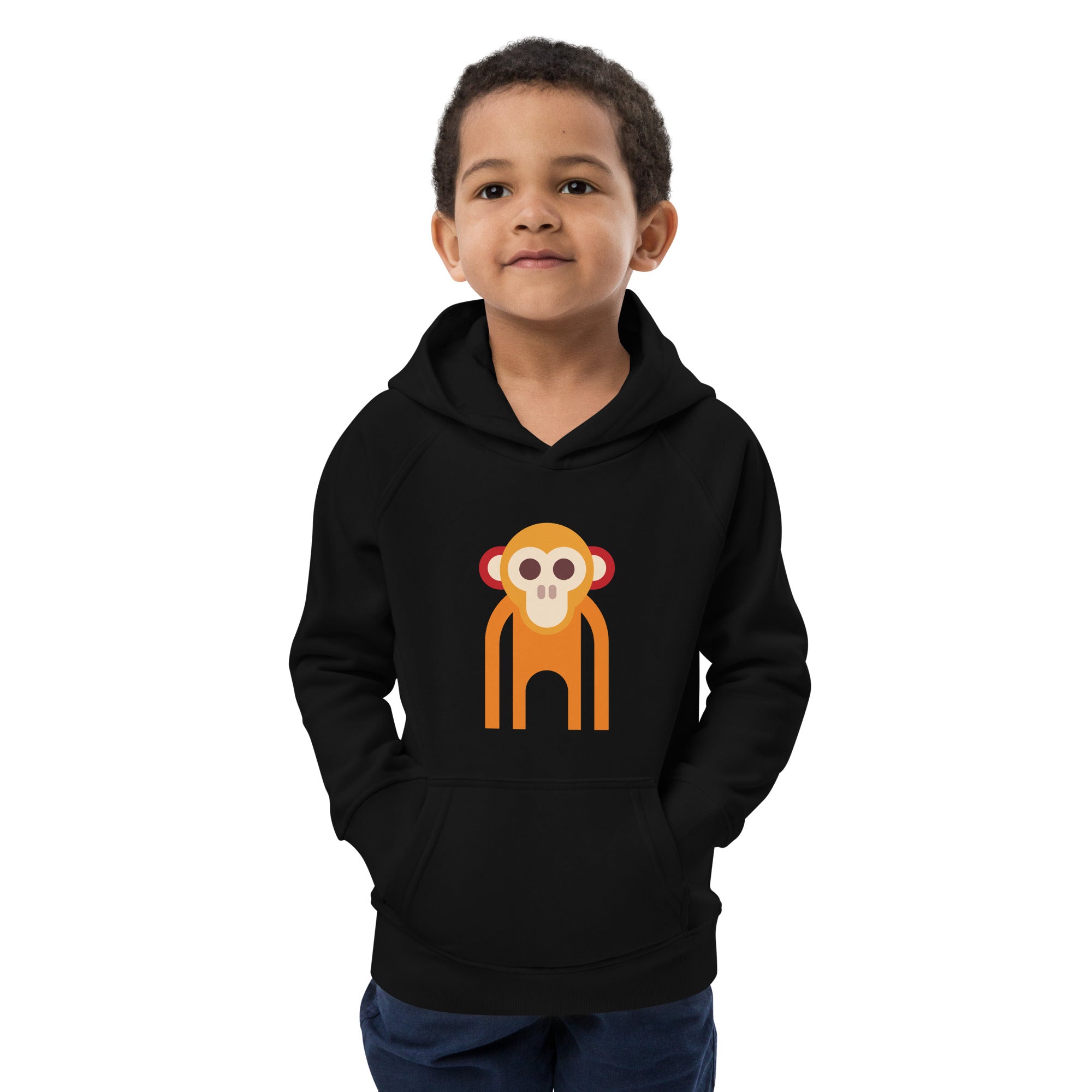 Kids eco hoodie-Monkey I