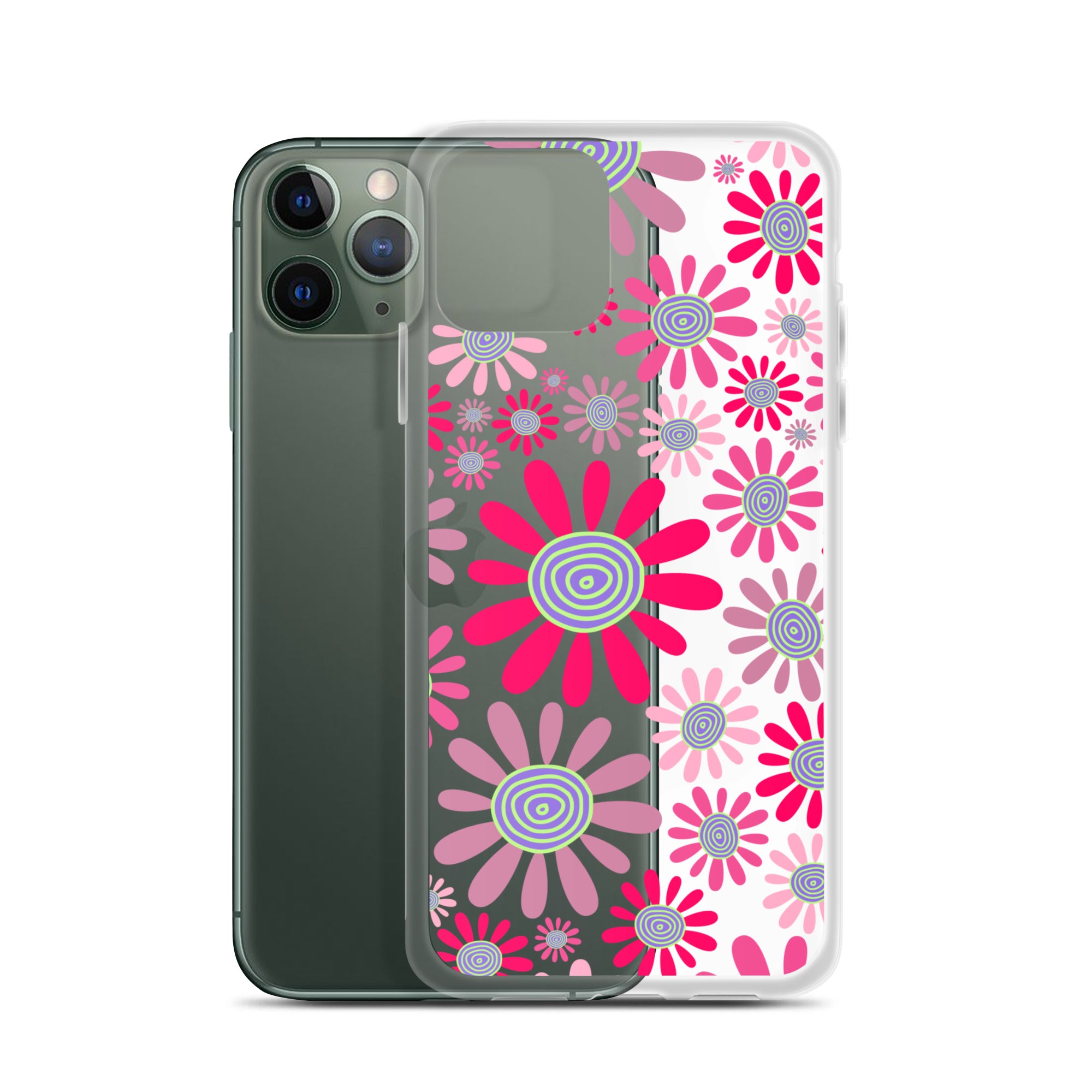 Clear Case for iPhone®- Floral Daisy Design I