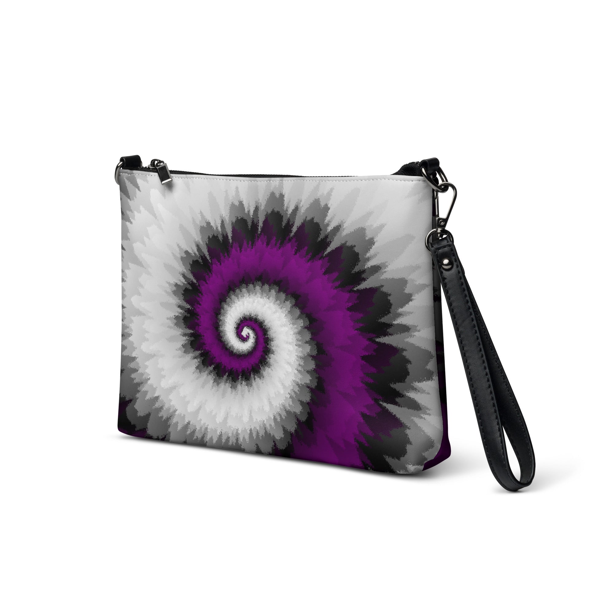Crossbody bag- Tie Dye Spiral- Asexual