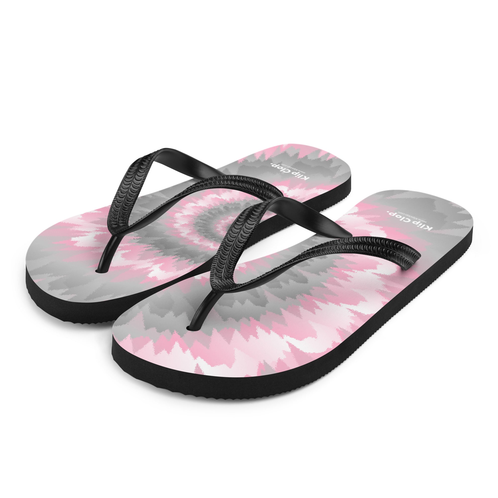 Flip-Flops-Tie Dye Spiral-demigirl