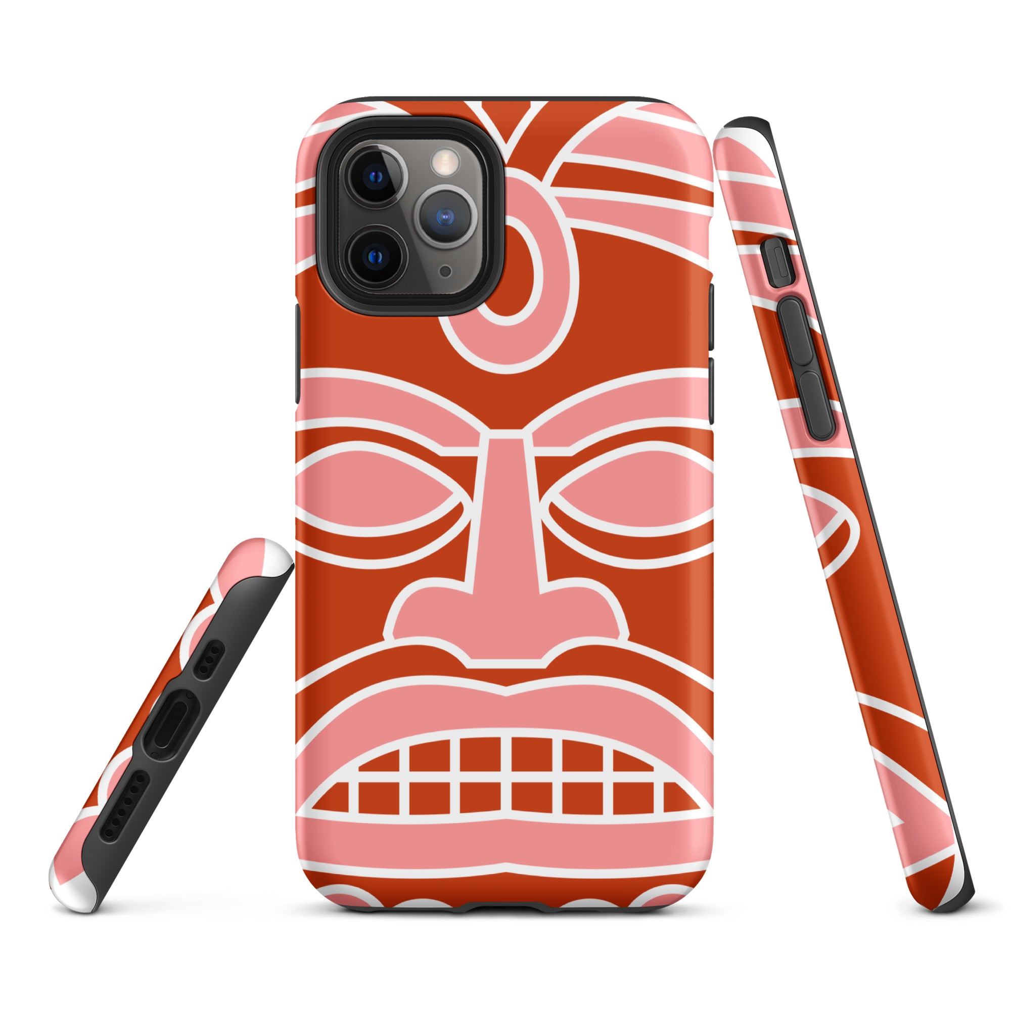 Tough Case for iPhone®- Totem Mask Red