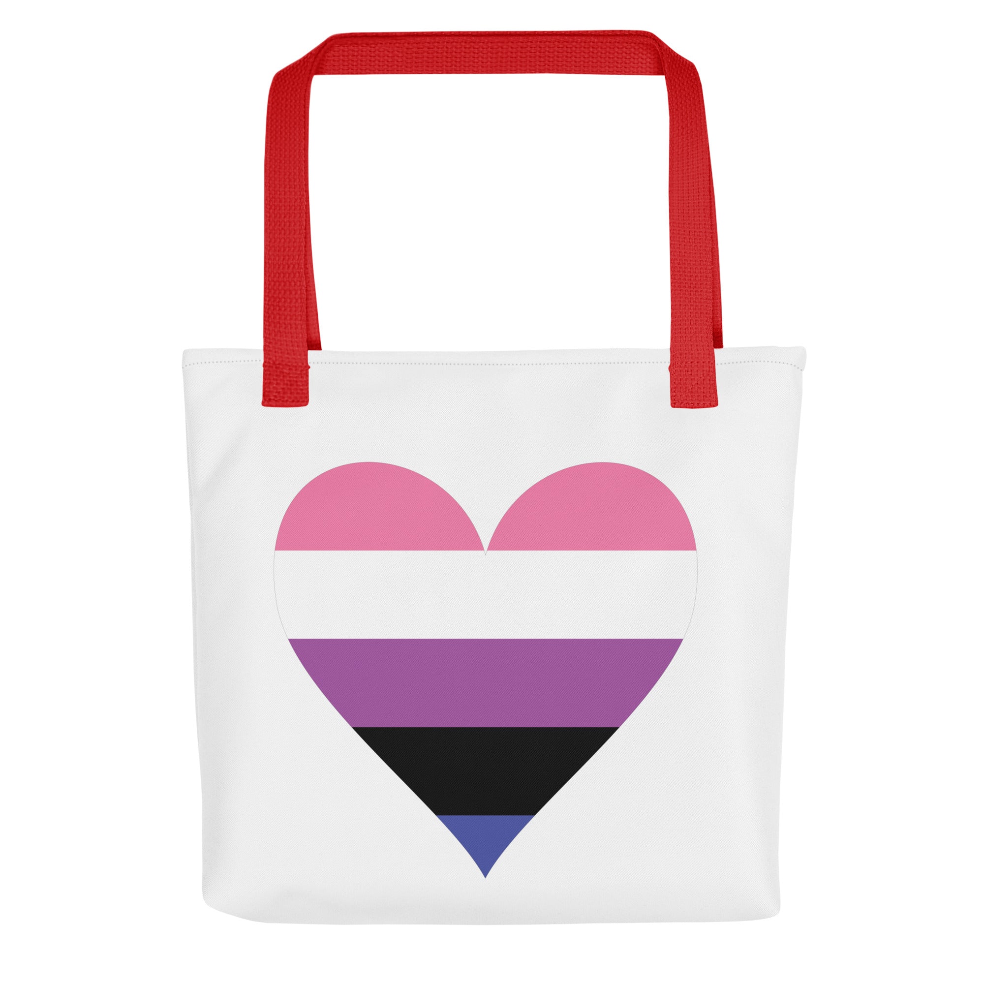Tote bag- Genderfluid Heart