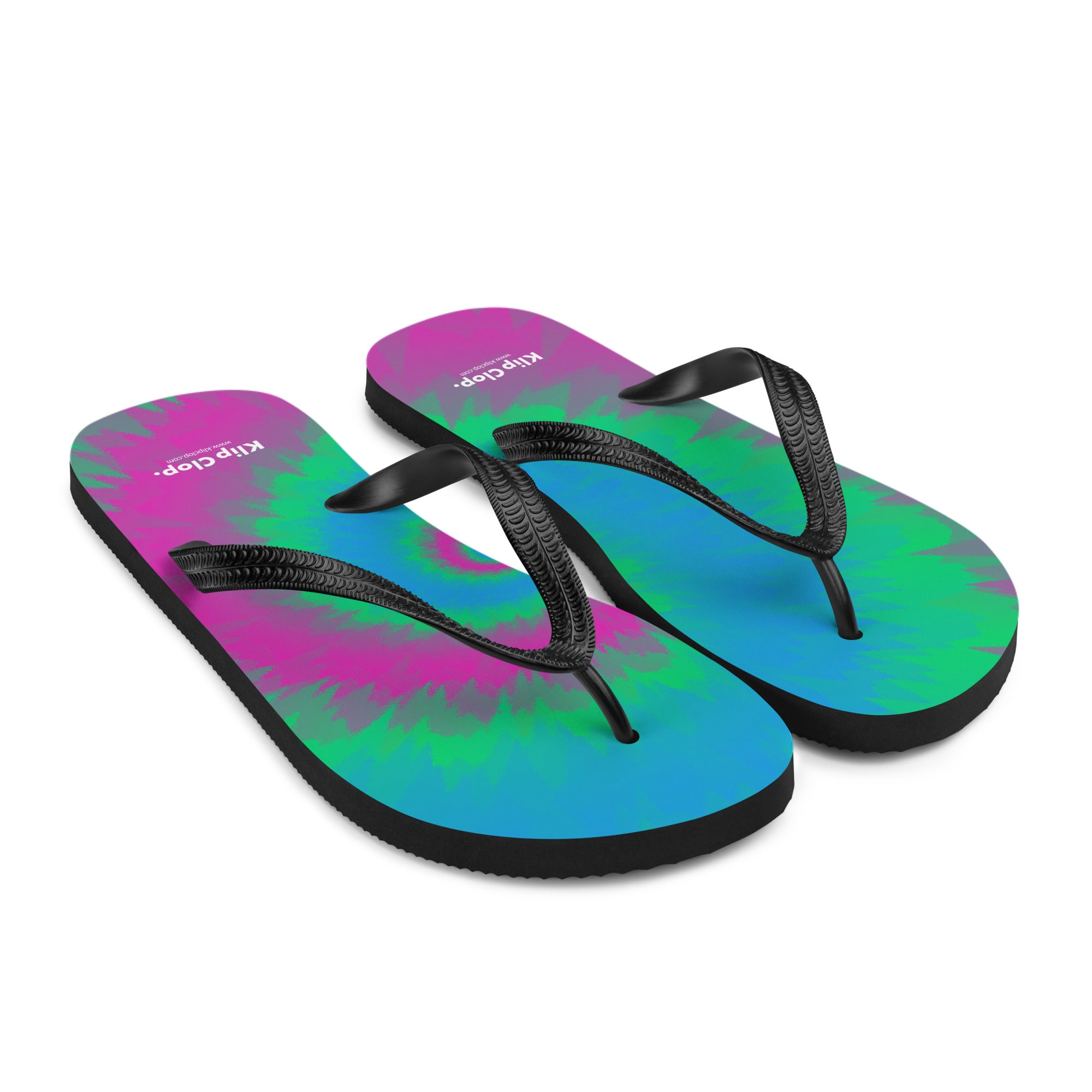 Flip-Flops-Tie Dye Spiral-Polysexual