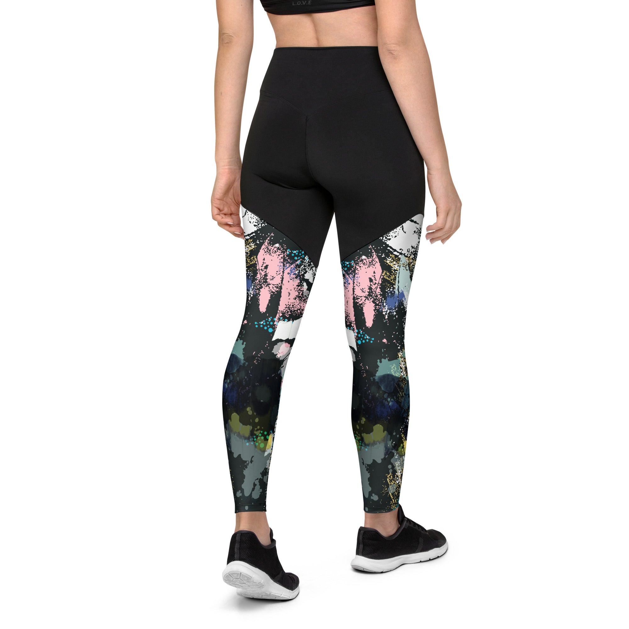 Sports Leggings- Abstract V