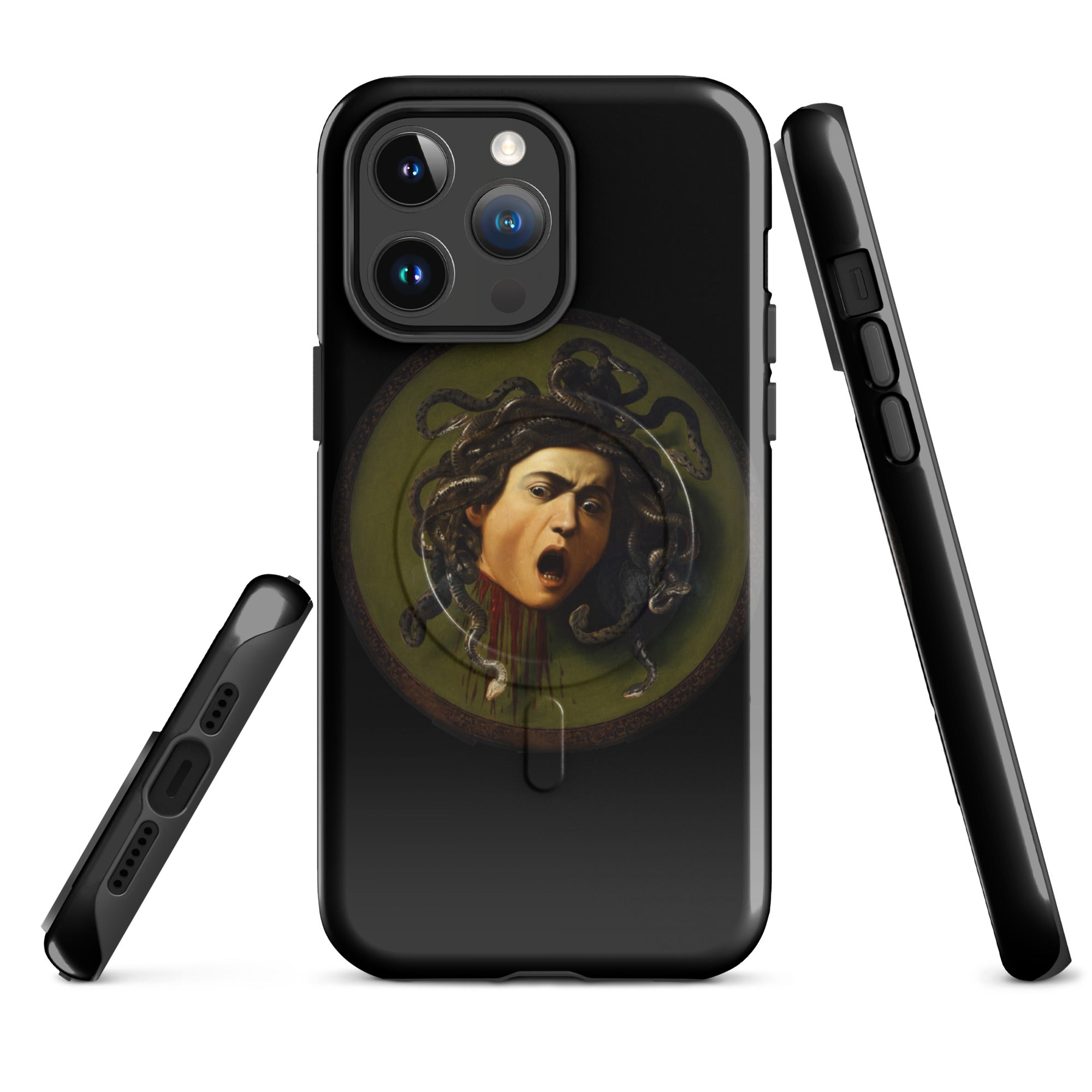 MagSafe® tough case for iPhone®-Caravaggio-Medusa 1597