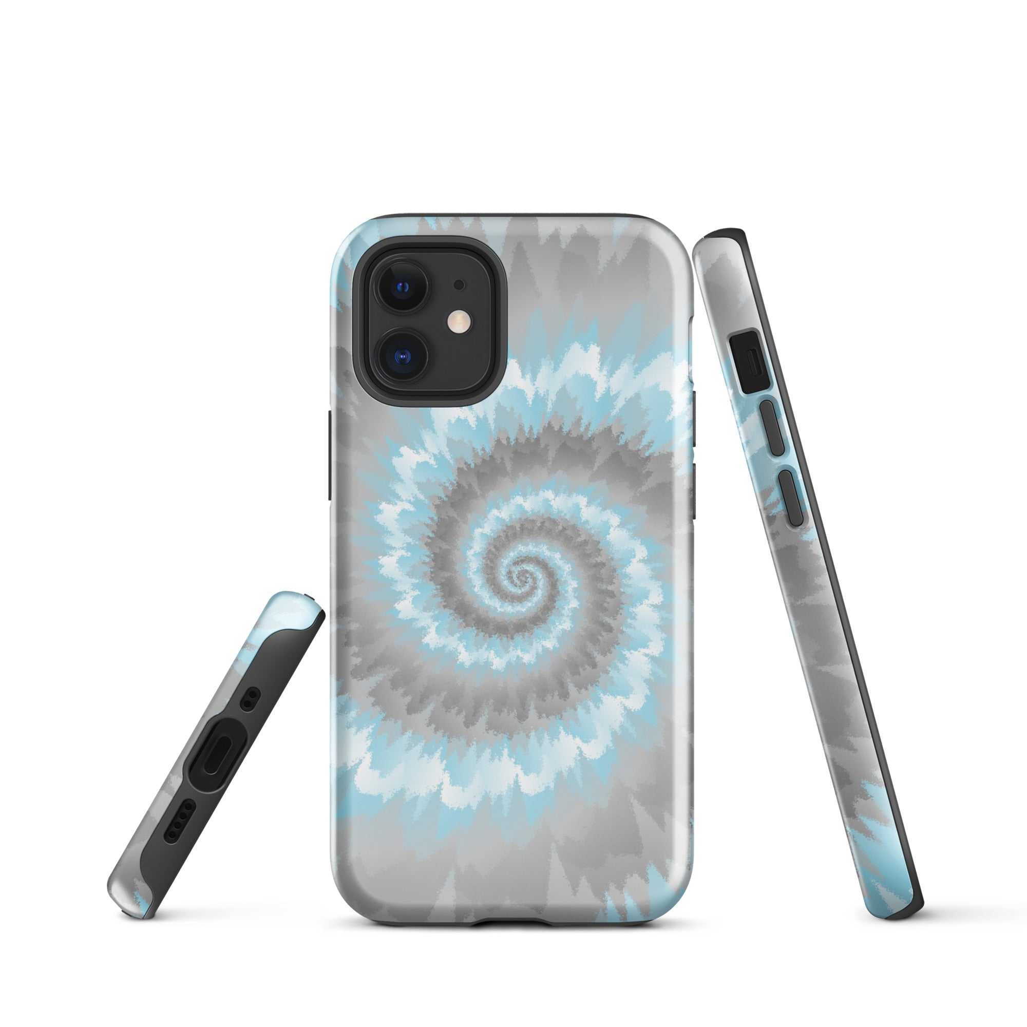 Tough Case for iPhone®-Tie Dye Spiral - Demiboy