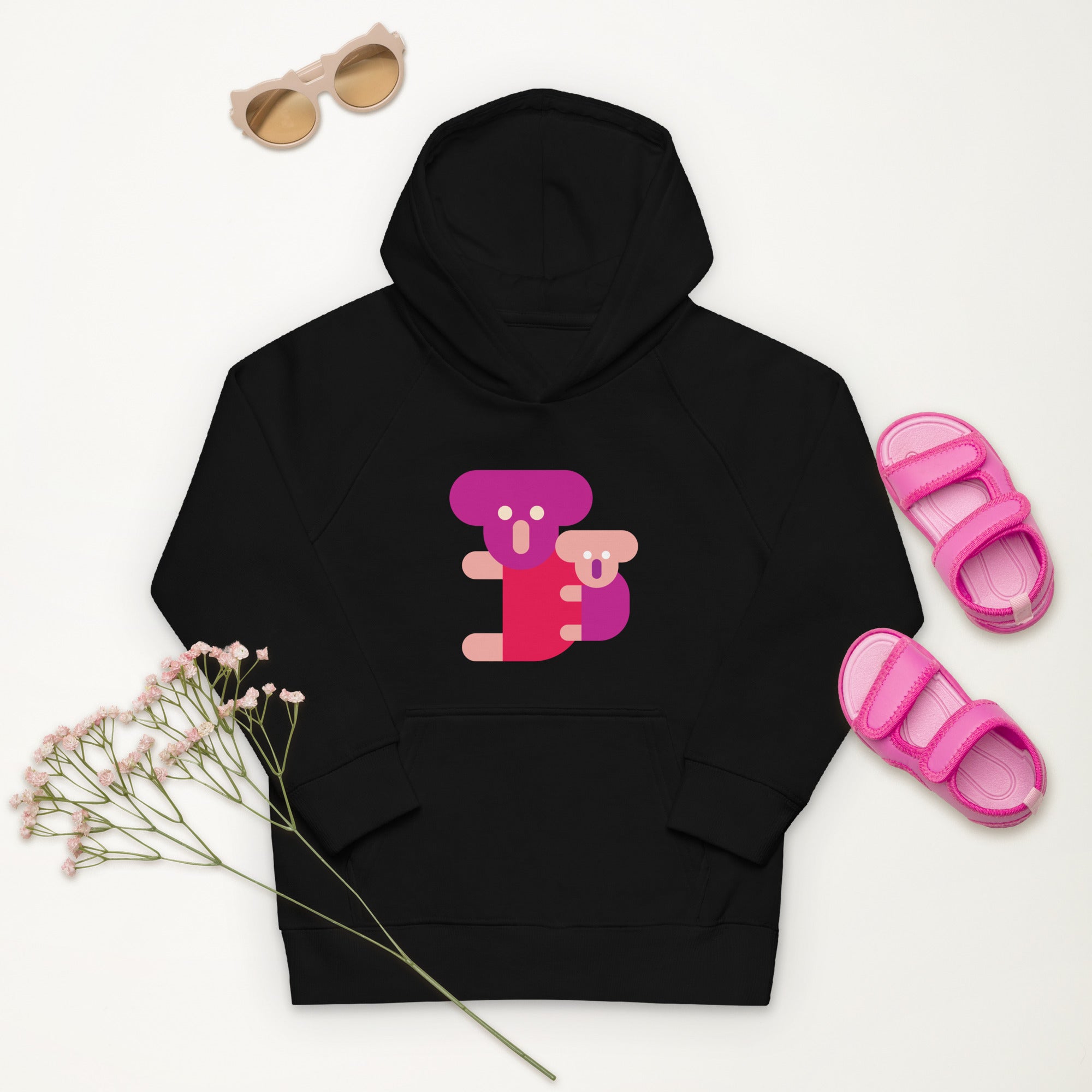 Kids eco hoodie-Panda