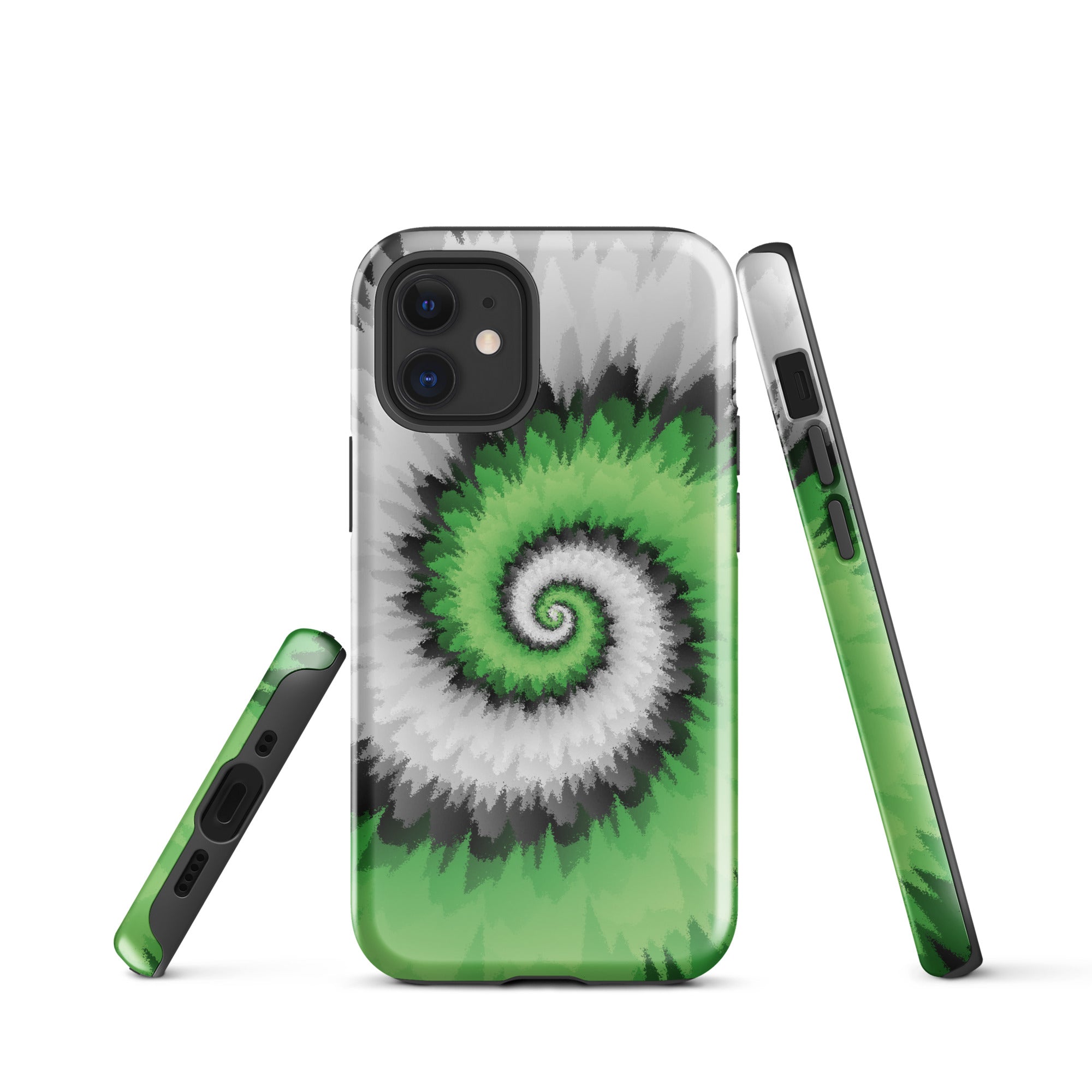 Tough Case for iPhone®-Tie Dye Spiral - Aromantic