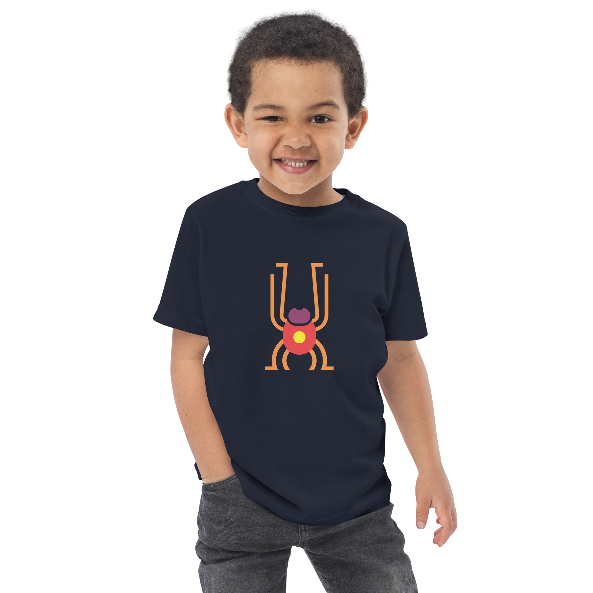 Toddler jersey t-shirt-Spider