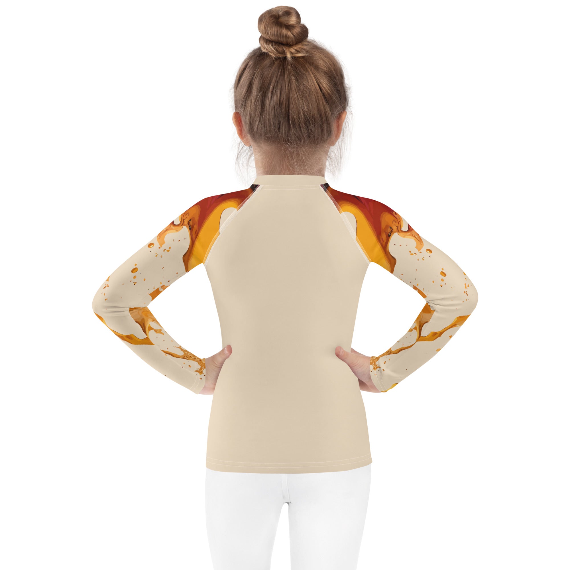 Kids Rash Guard-Ink Pattern II