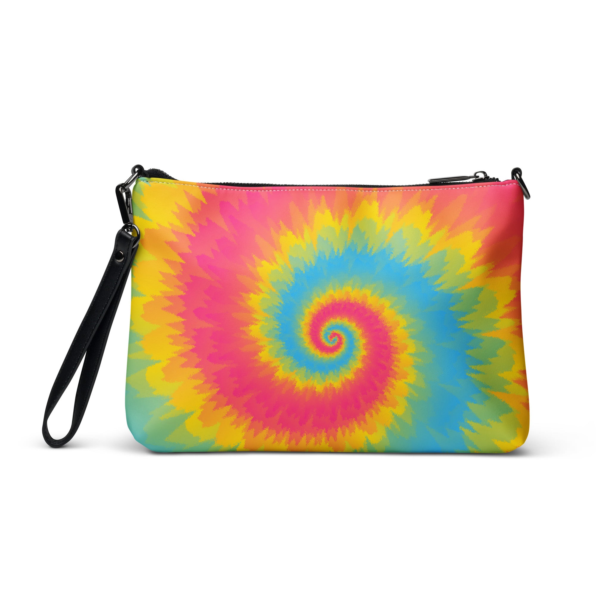 Crossbody bag- Tie Dye Spiral- Pansexual