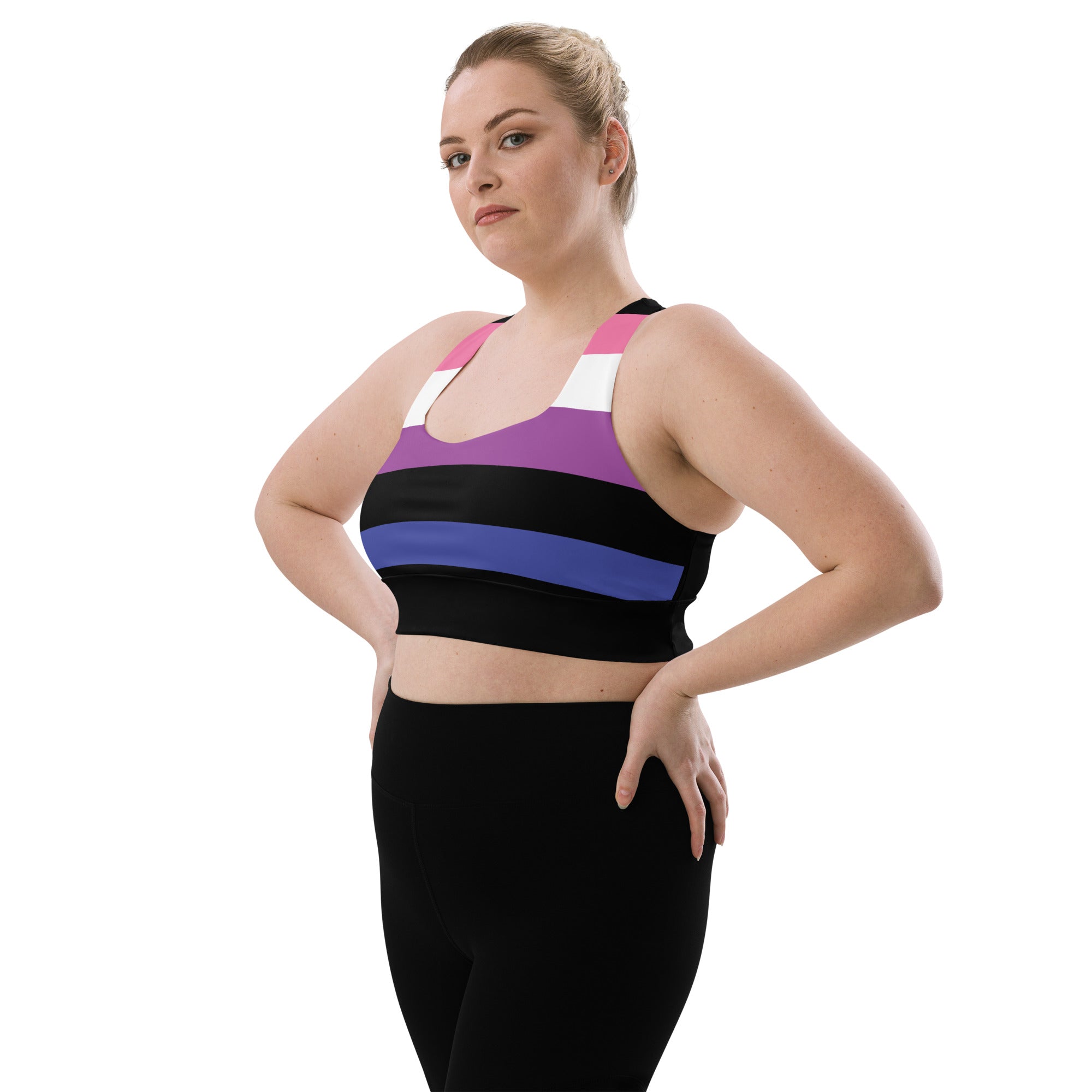Longline sports bra- Genderfluid