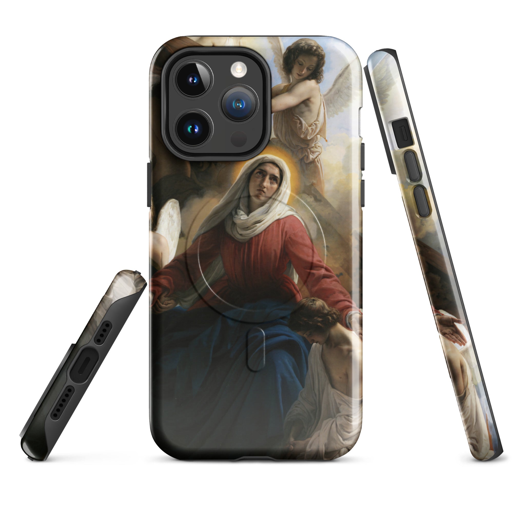 MagSafe® tough case for iPhone®-Francesco Hayez-La Vergine addolorata con gli angioli e i segni della passione 1842