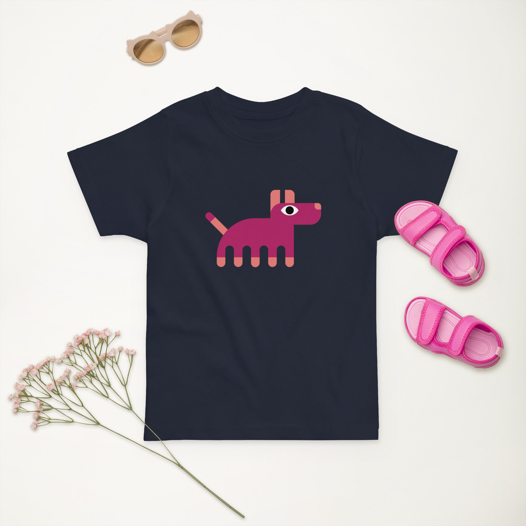 Toddler jersey t-shirt-Doggy