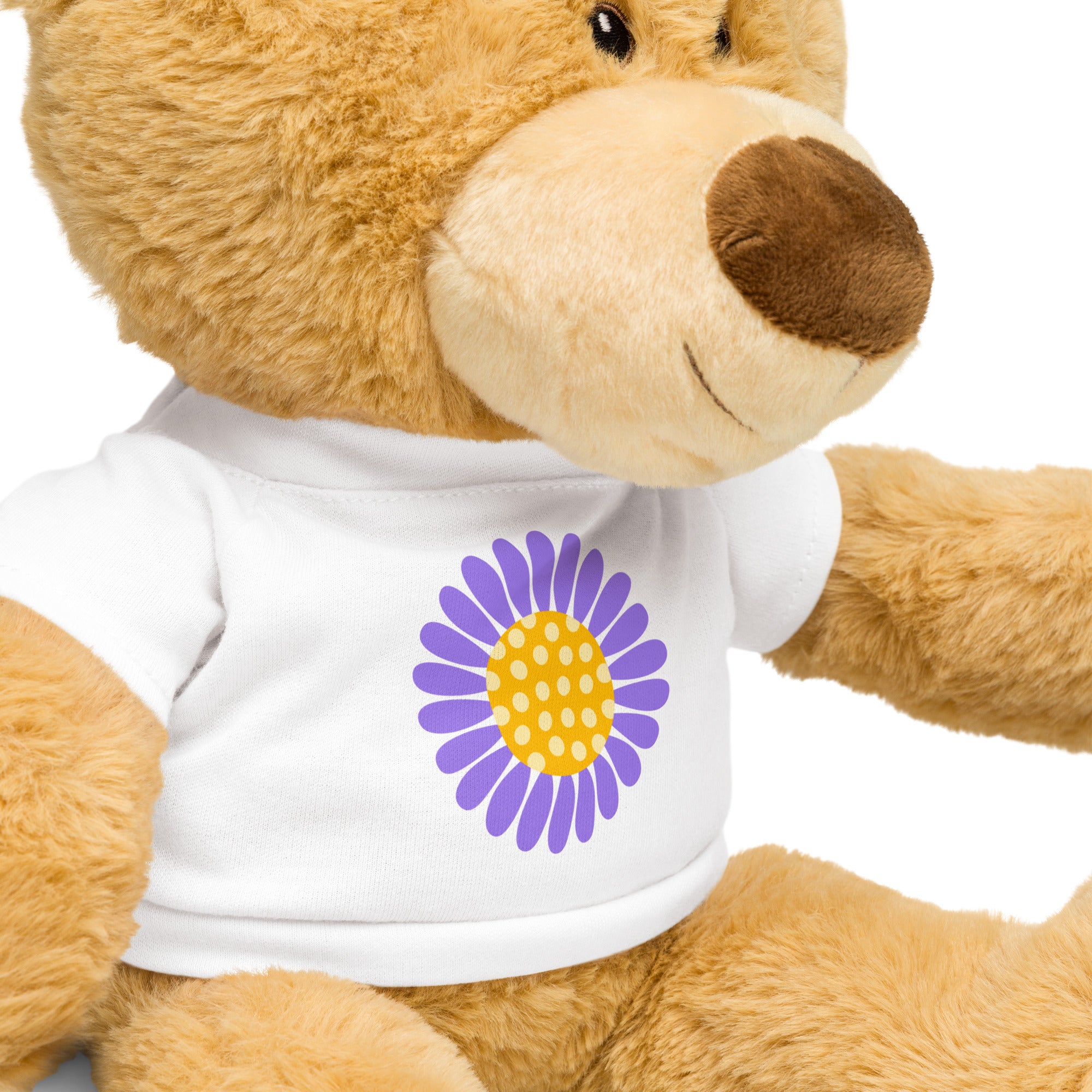 Teddy bear with a t-shirt-Daisy Flower I