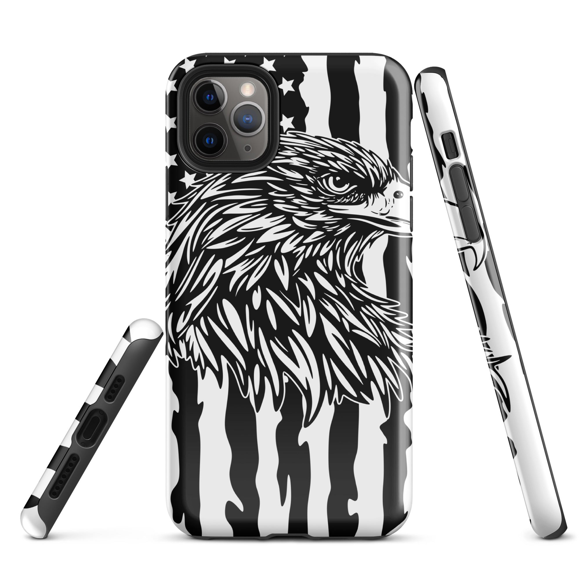 Tough Case for iPhone®- Eagle Mono