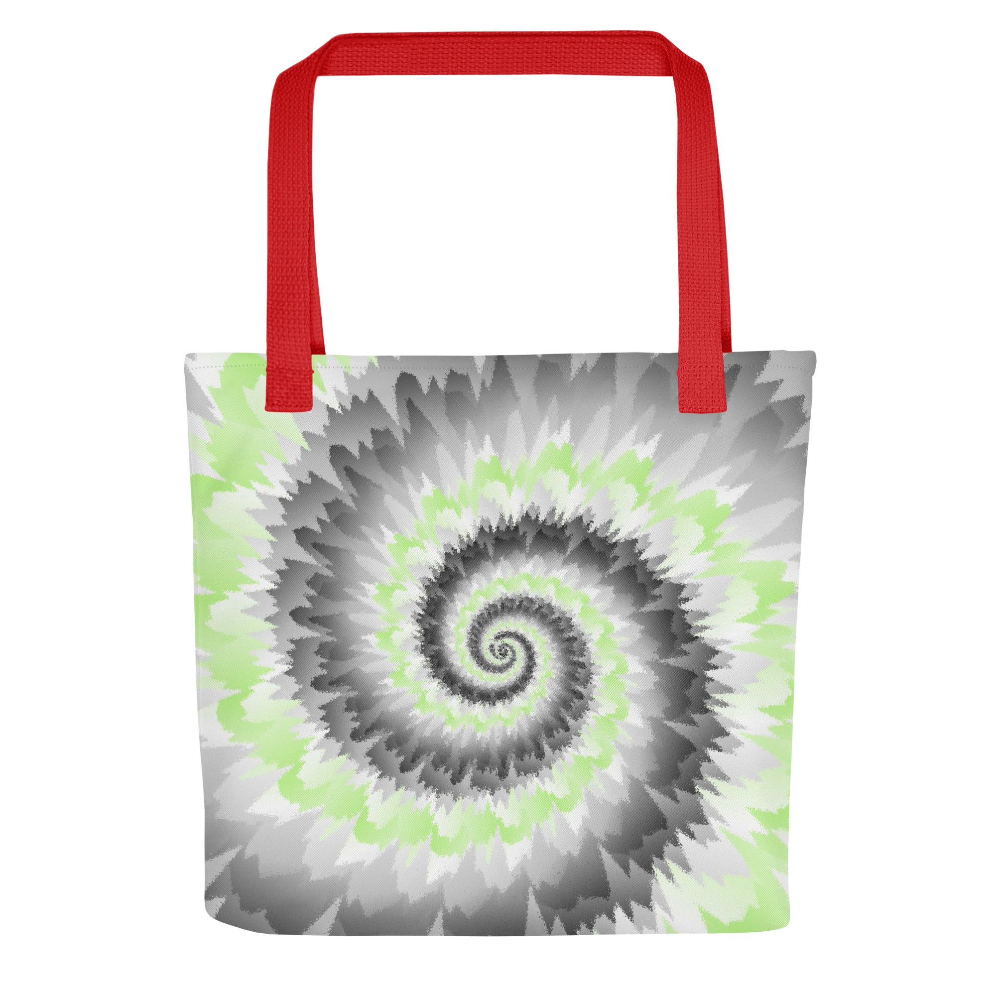Tote bag-Tie Dye Spiral - Agender