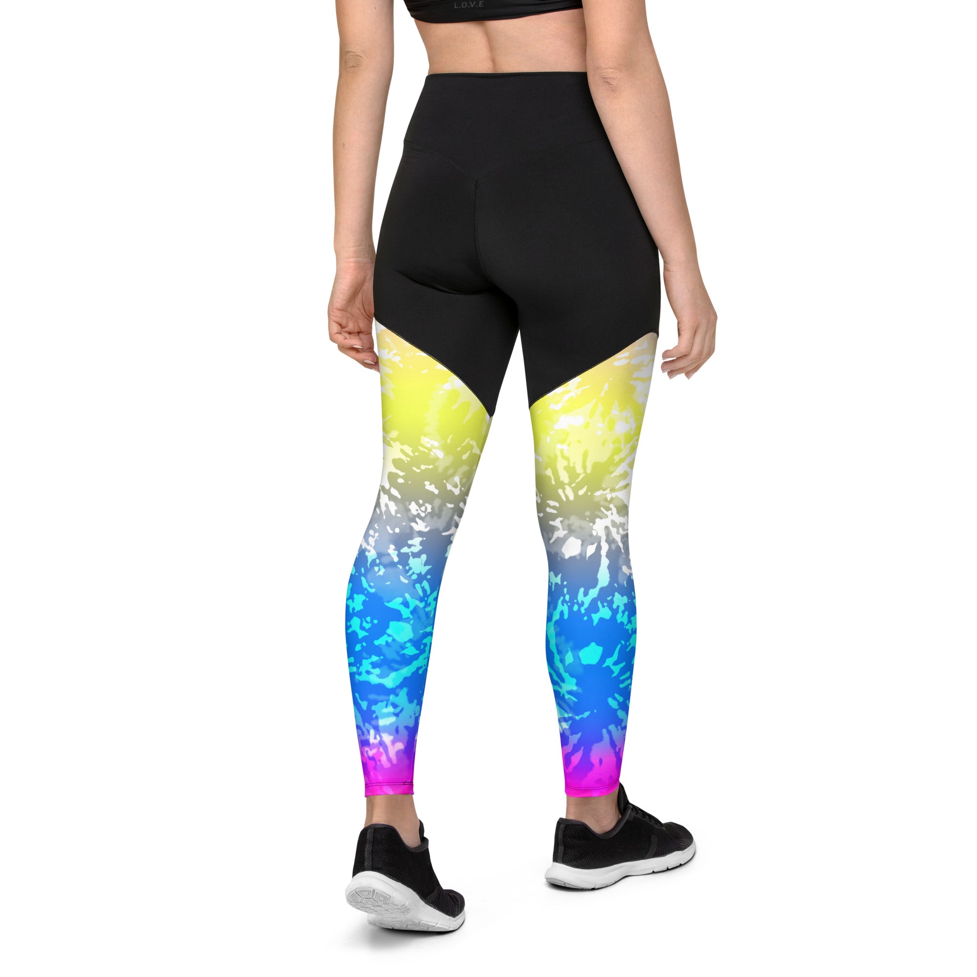 Sports Leggings- Tie Dye I