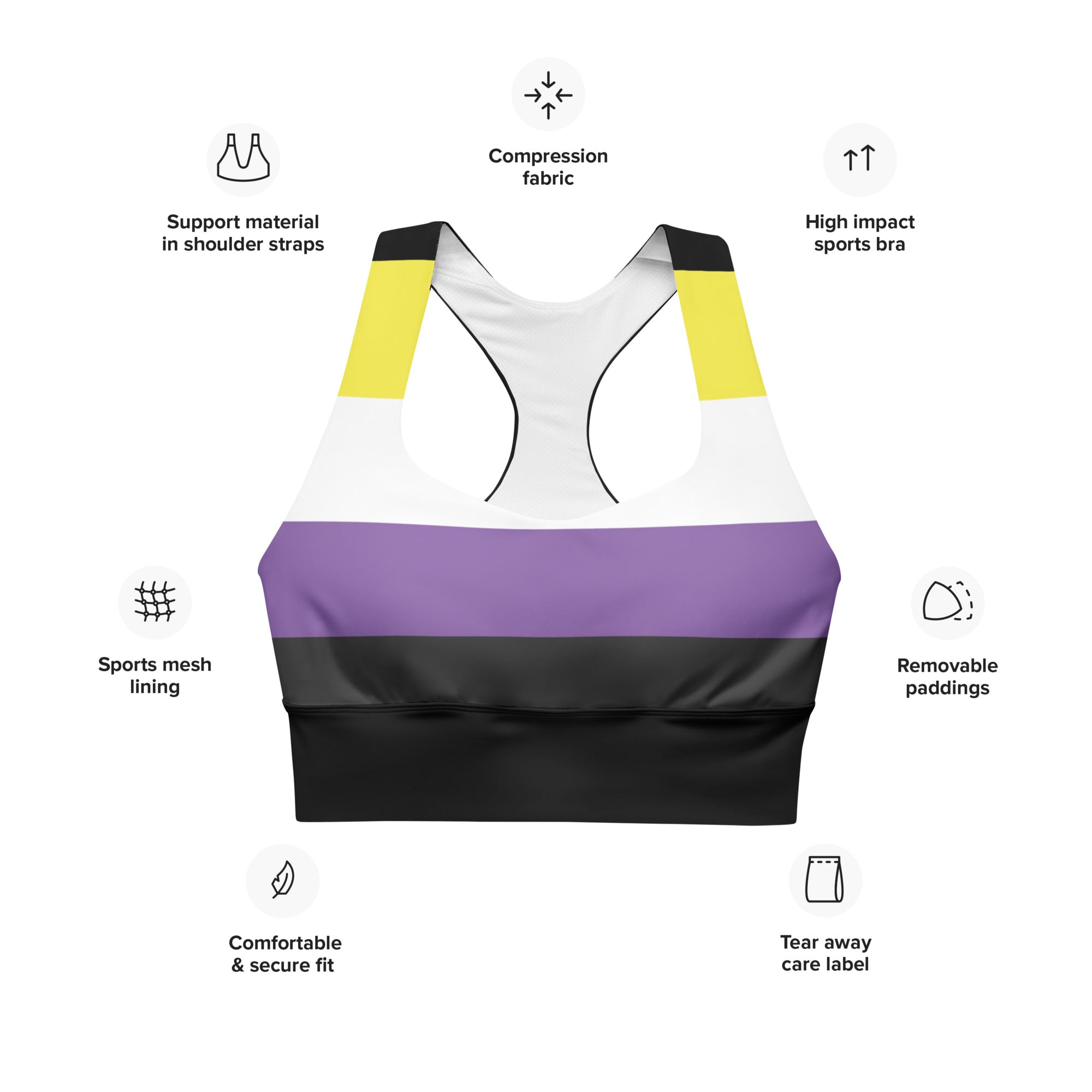 Longline sports bra- Nonbinary