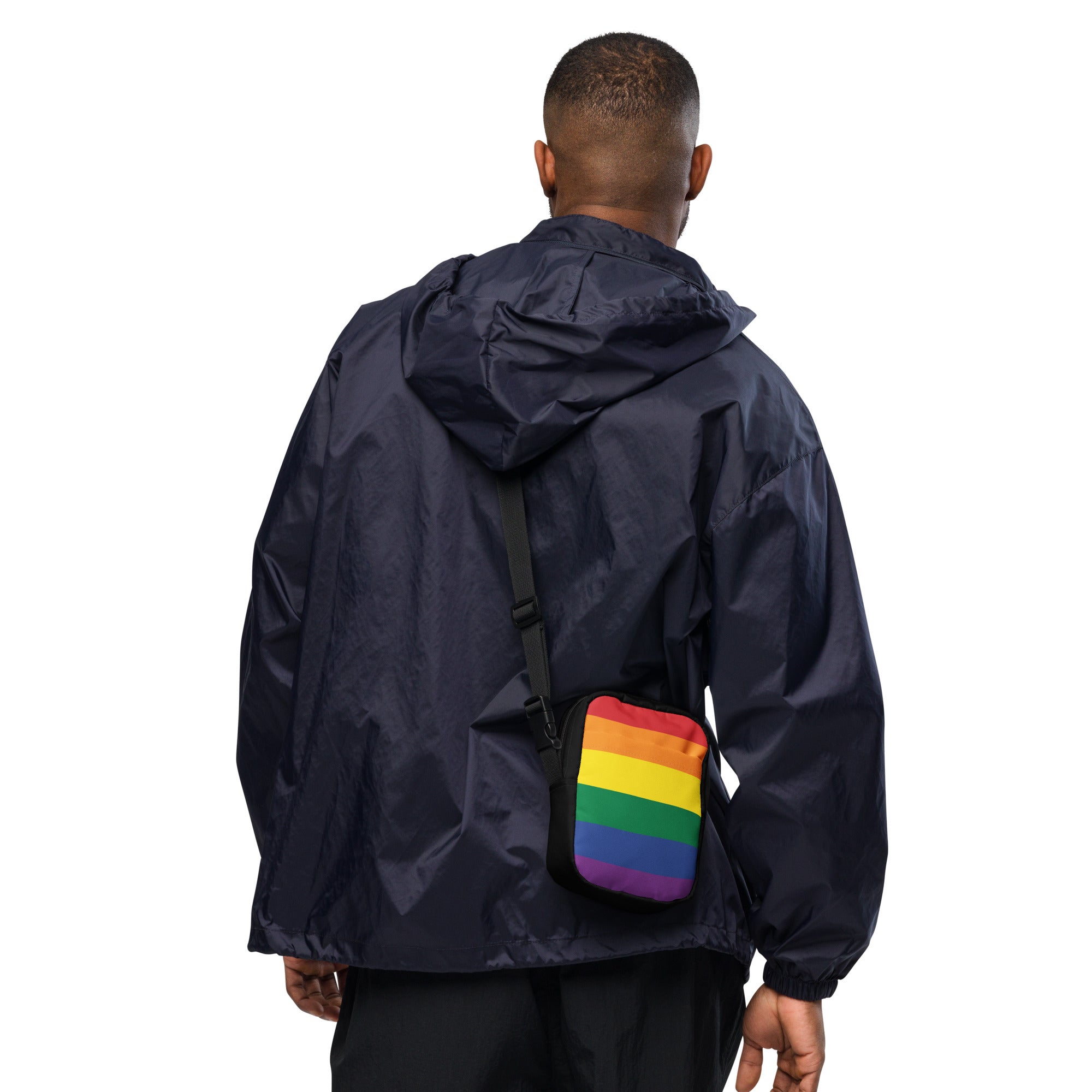 Utility crossbody bag- Pride Rainbow