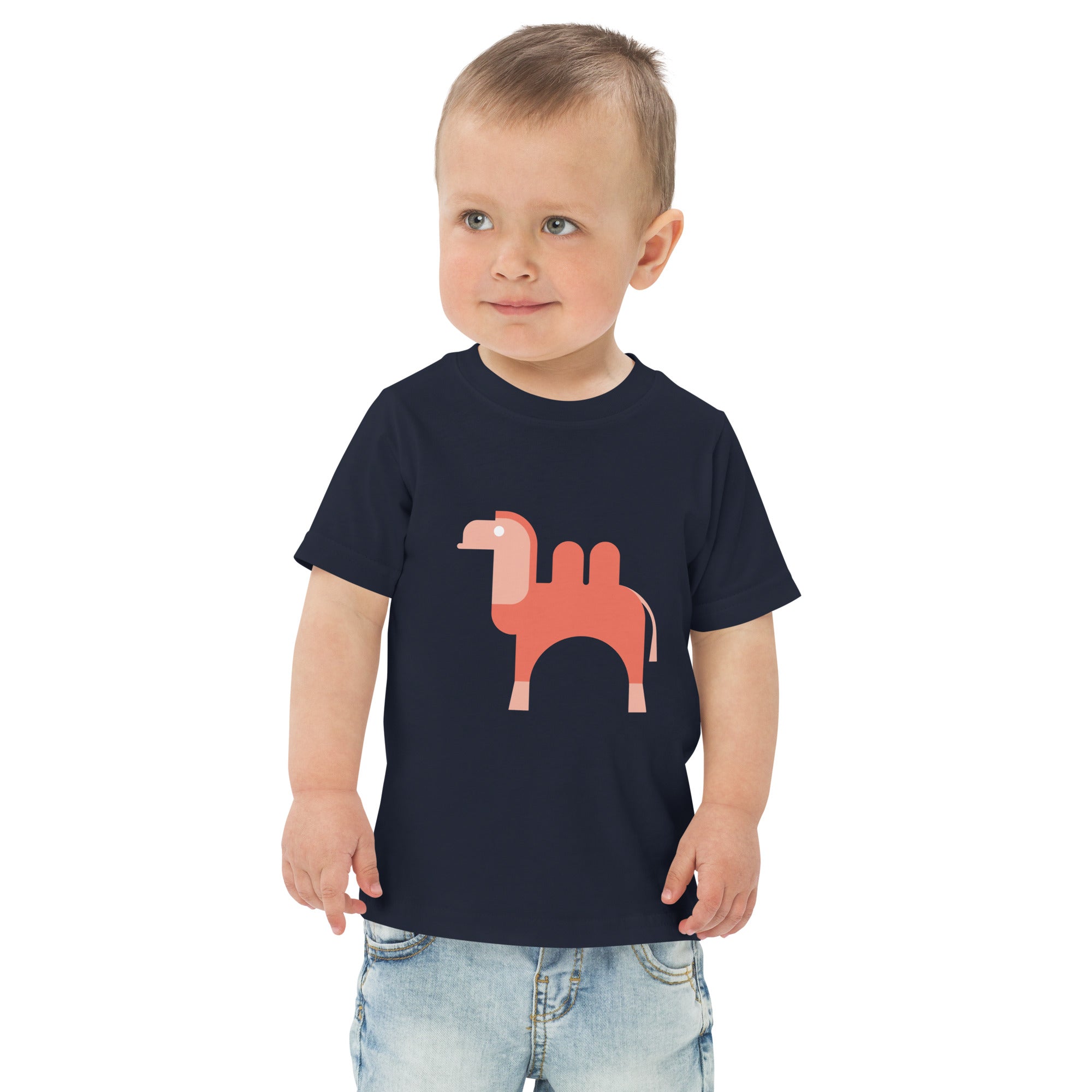 Toddler jersey t-shirt-Camel