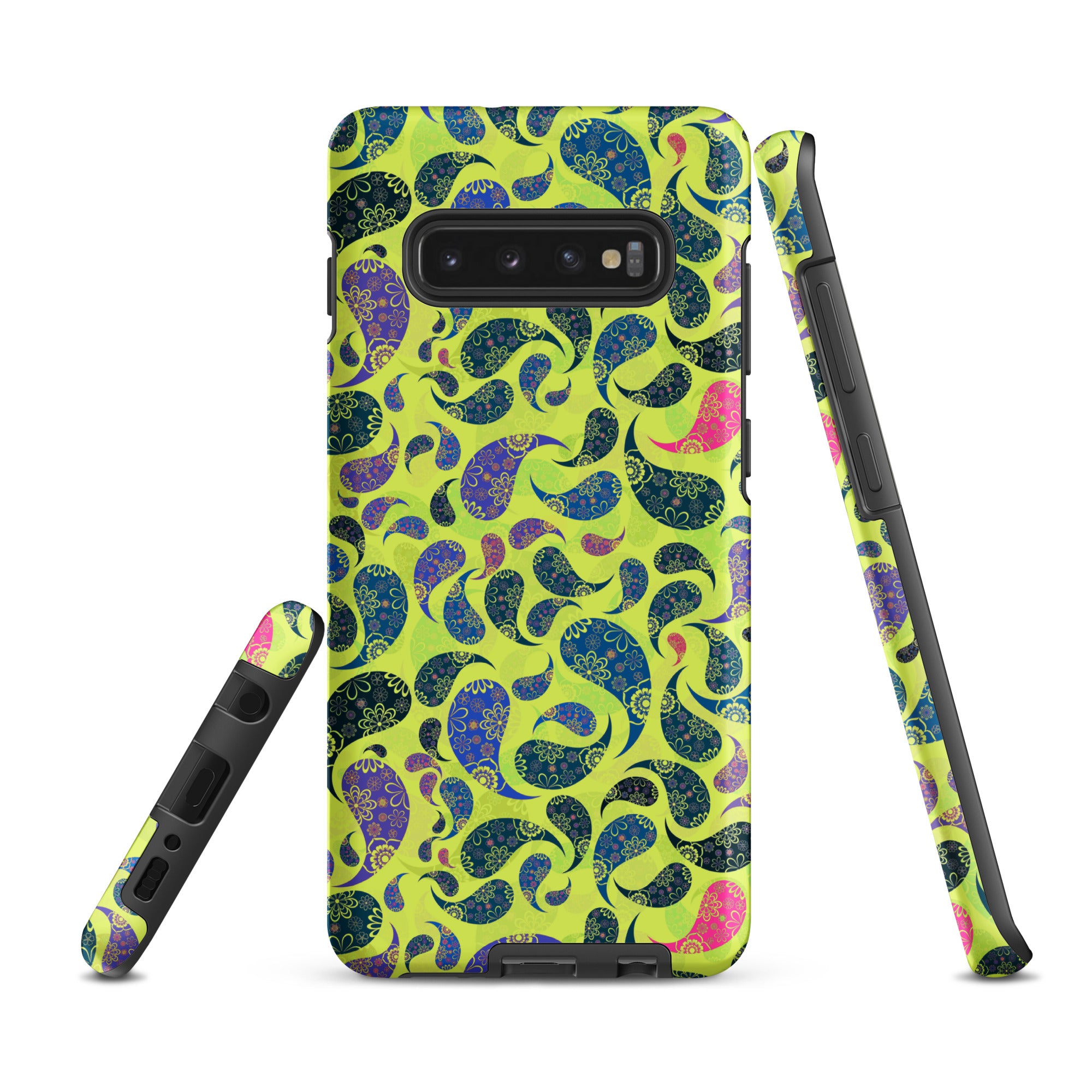 Tough case for Samsung®- Paisley Yellow