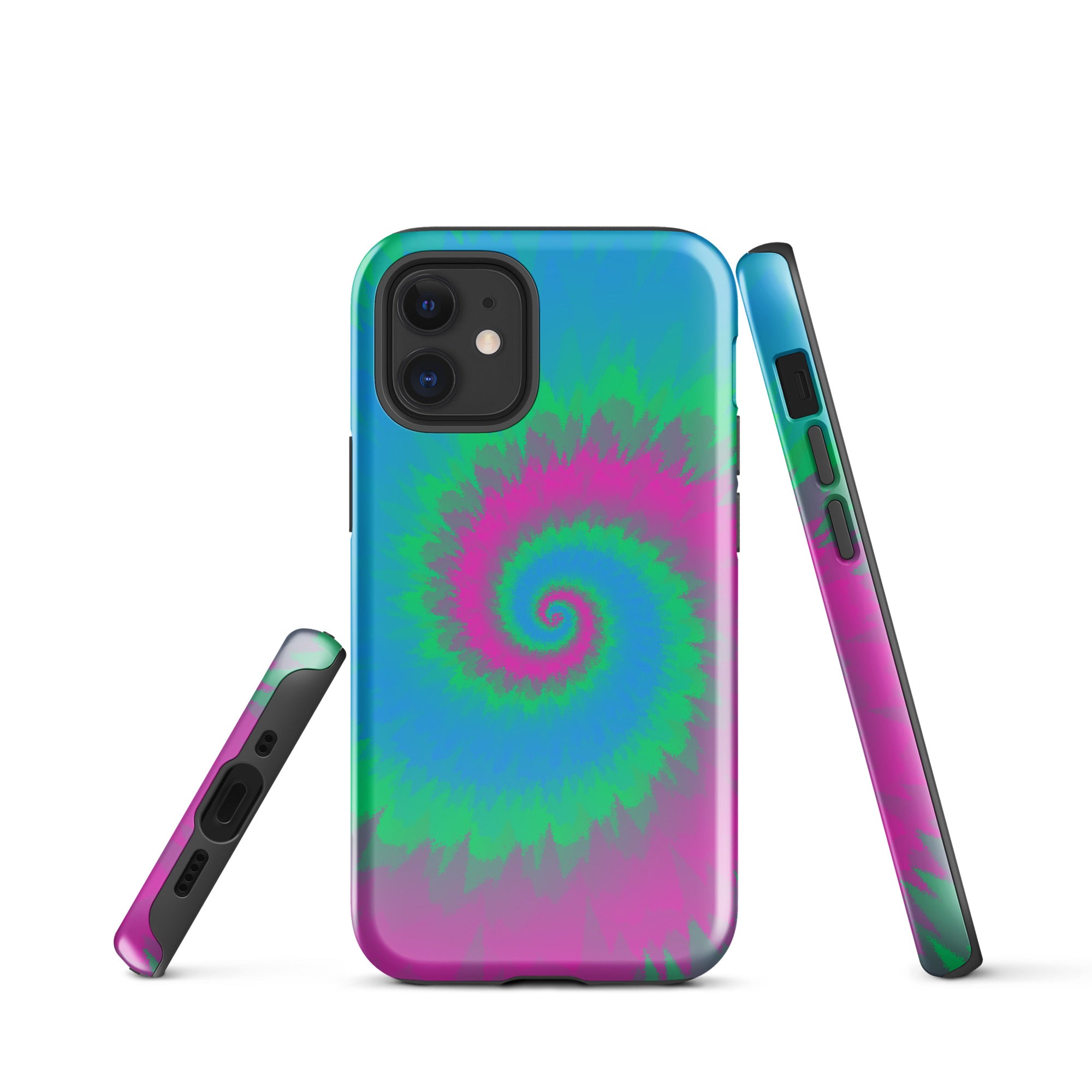 Tough Case for iPhone®-Tie Dye Spiral - Polysexual