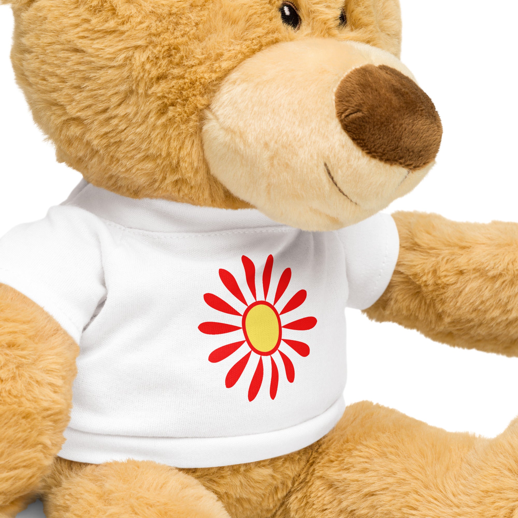 Teddy bear with a t-shirt-Daisy Flower V
