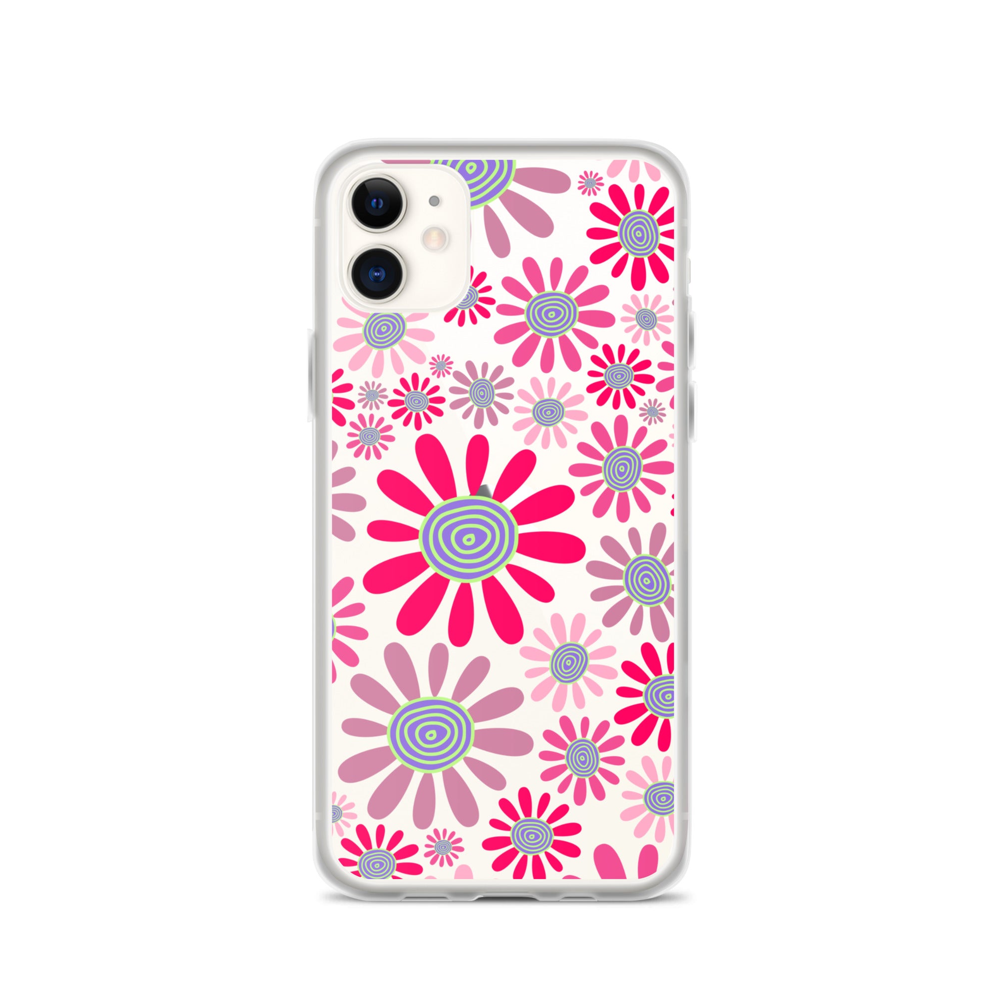 Clear Case for iPhone®- Floral Daisy Design I
