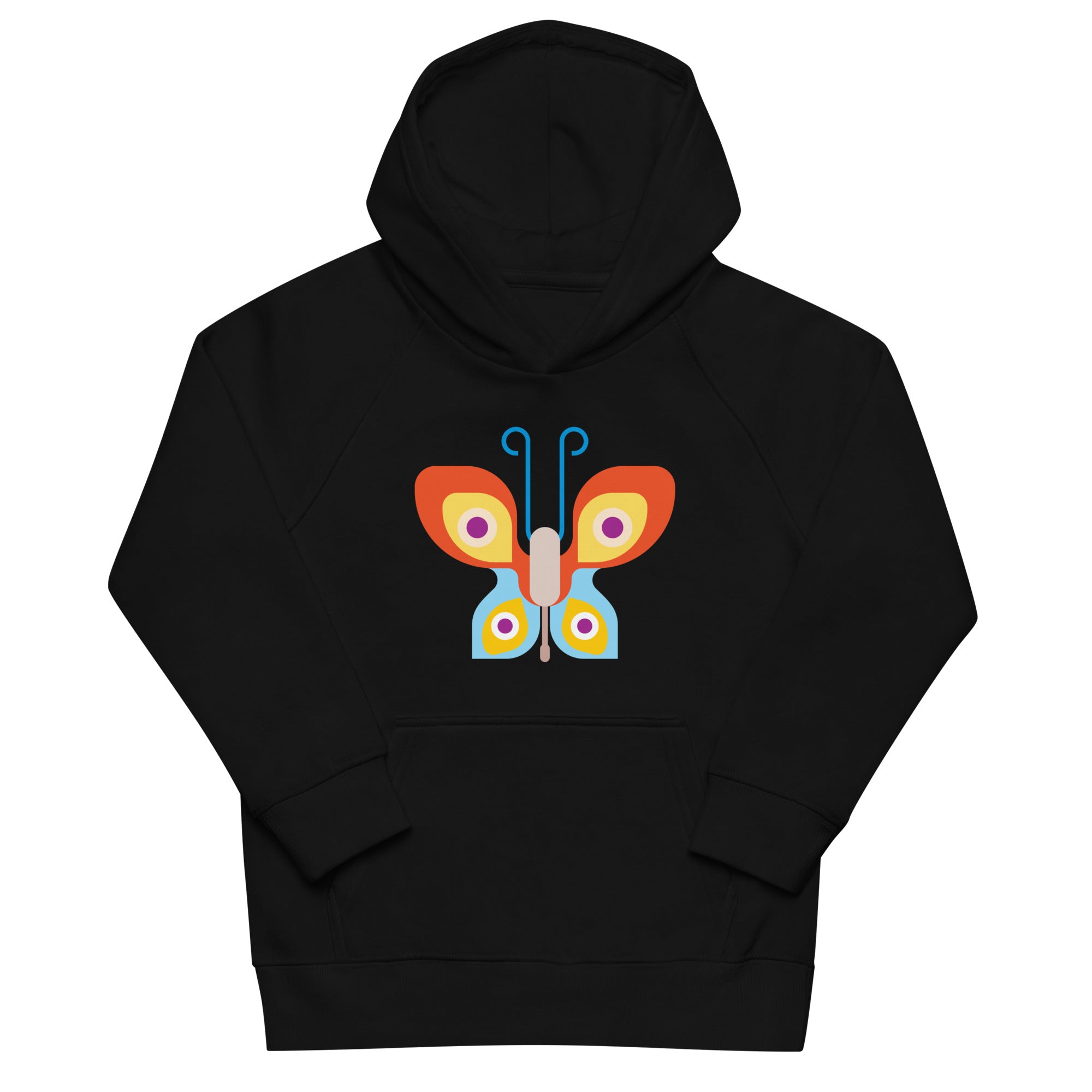 Kids eco hoodie-Butterfly