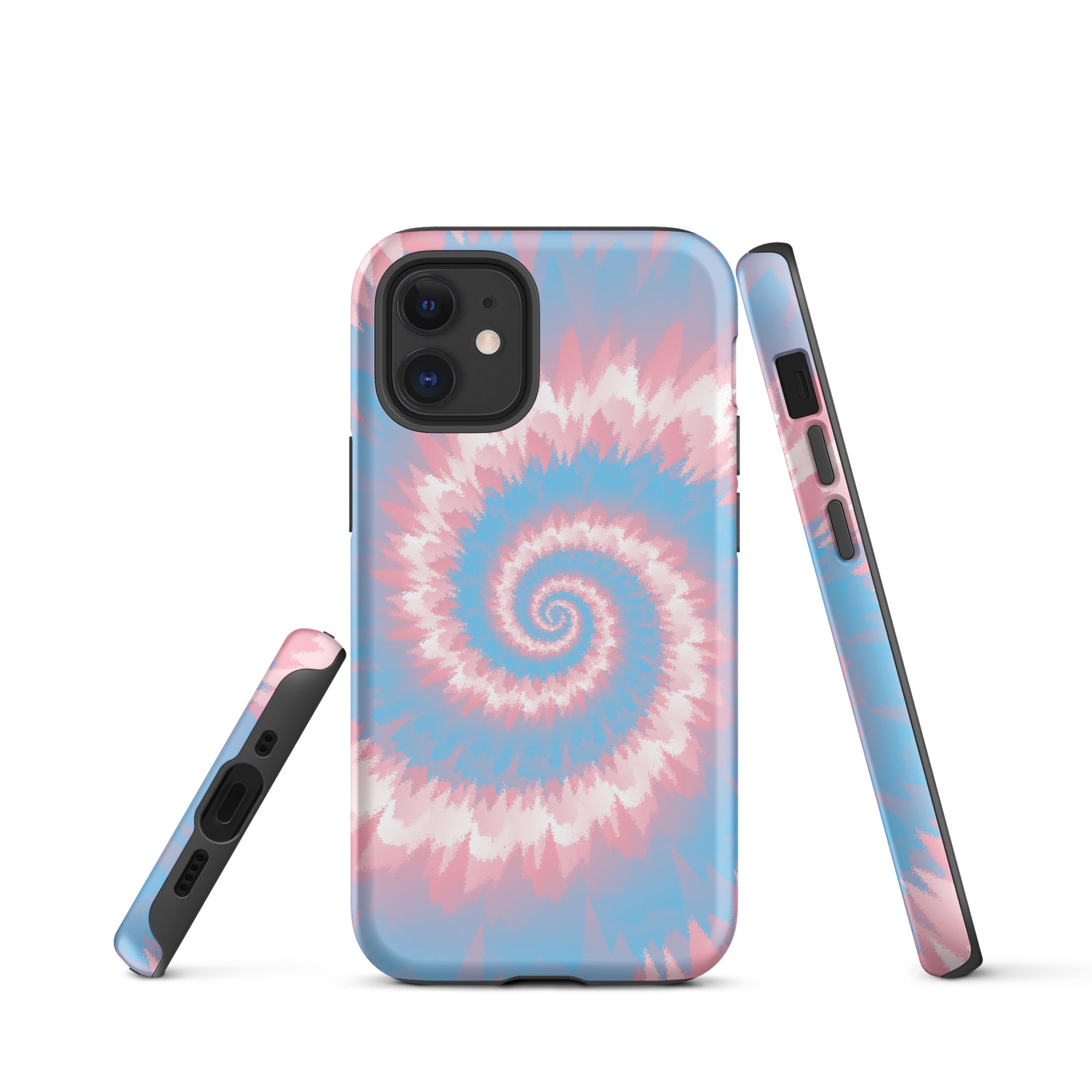 Tough Case for iPhone®-Tie Dye Spiral - Transgender