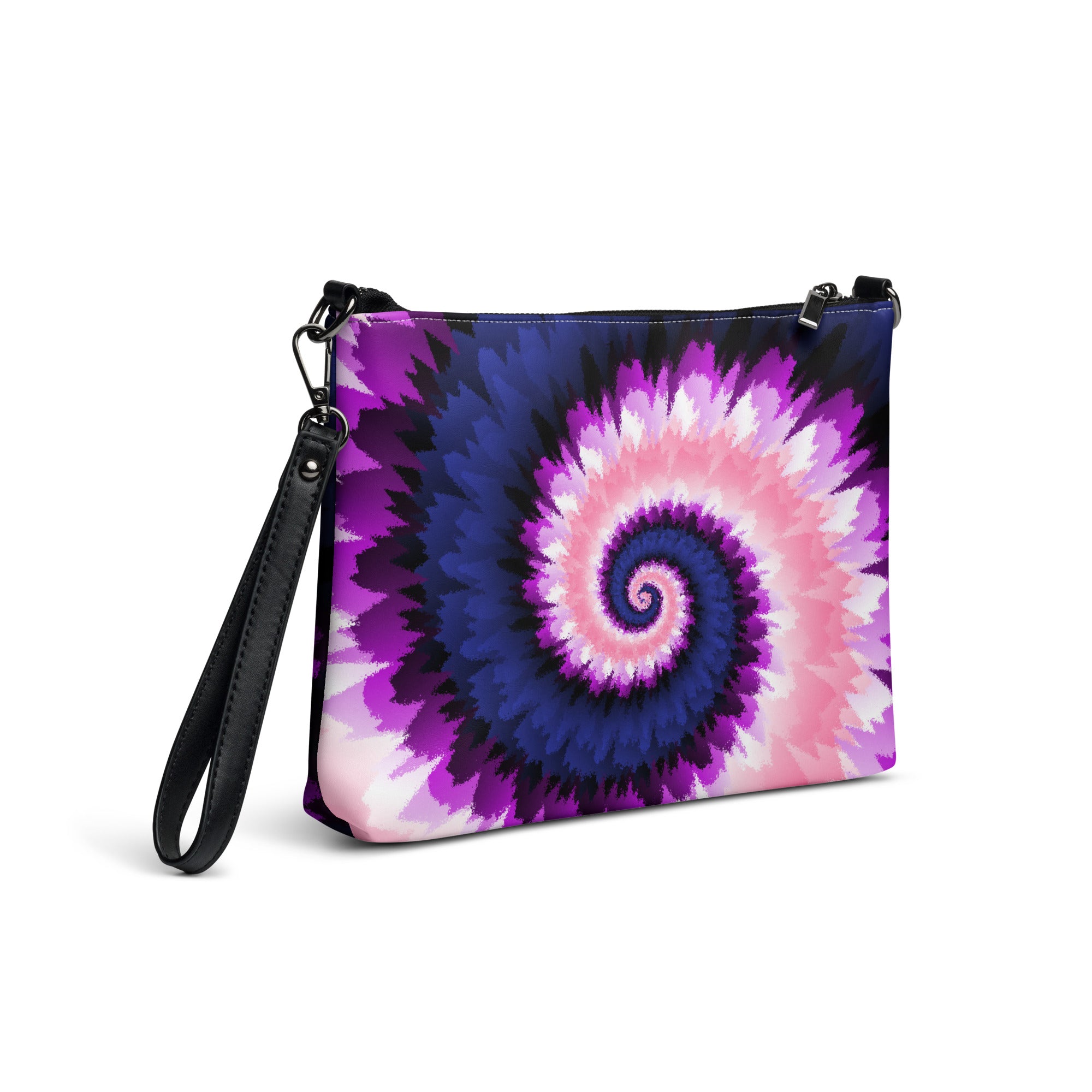 Crossbody bag- Tie Dye Spiral- Genderfluid
