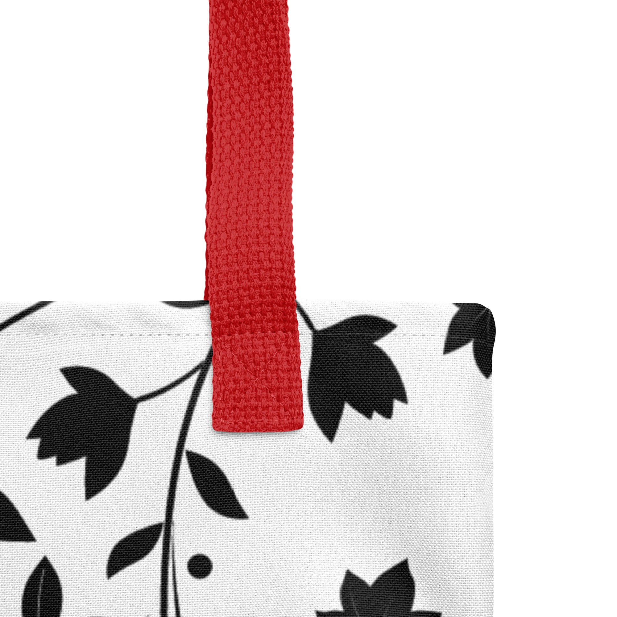 Tote bag-Floral Swirls III