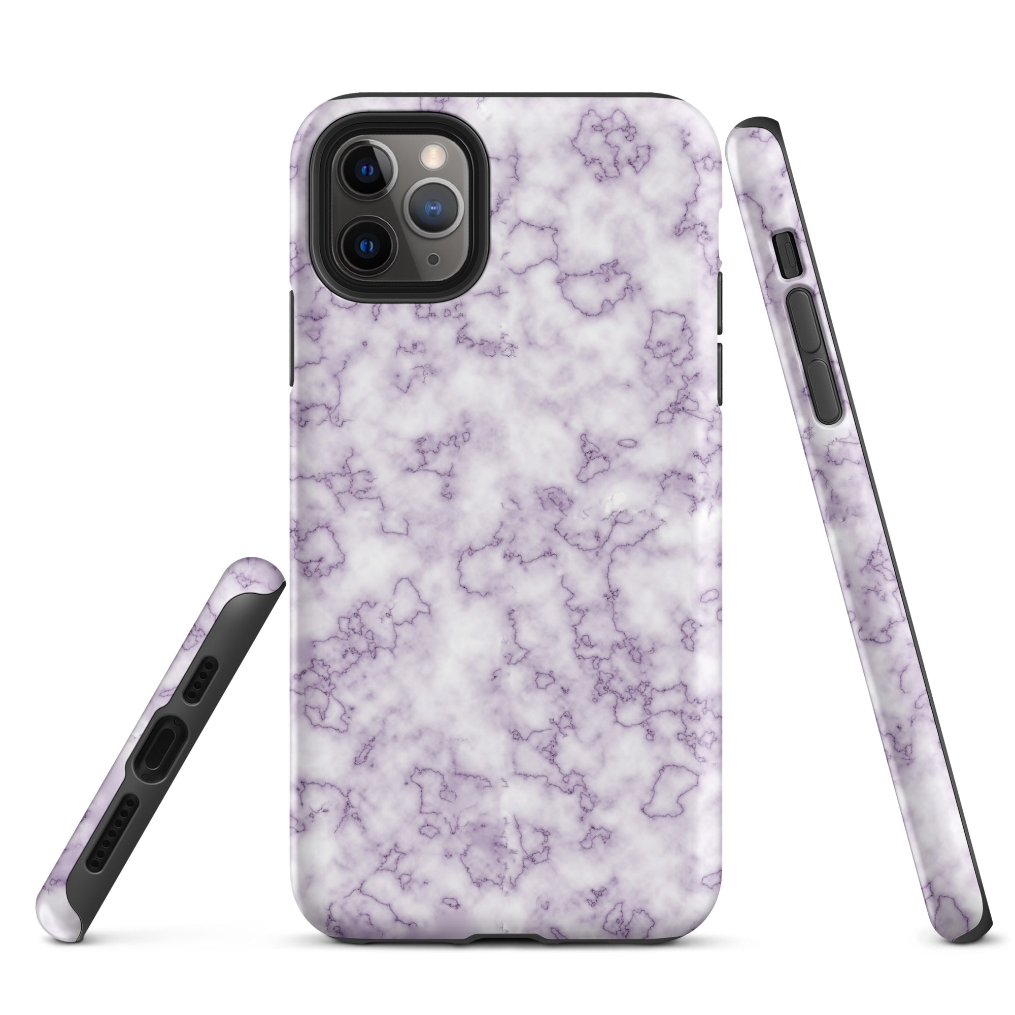 Tough Case for iPhone®- Purple Marble