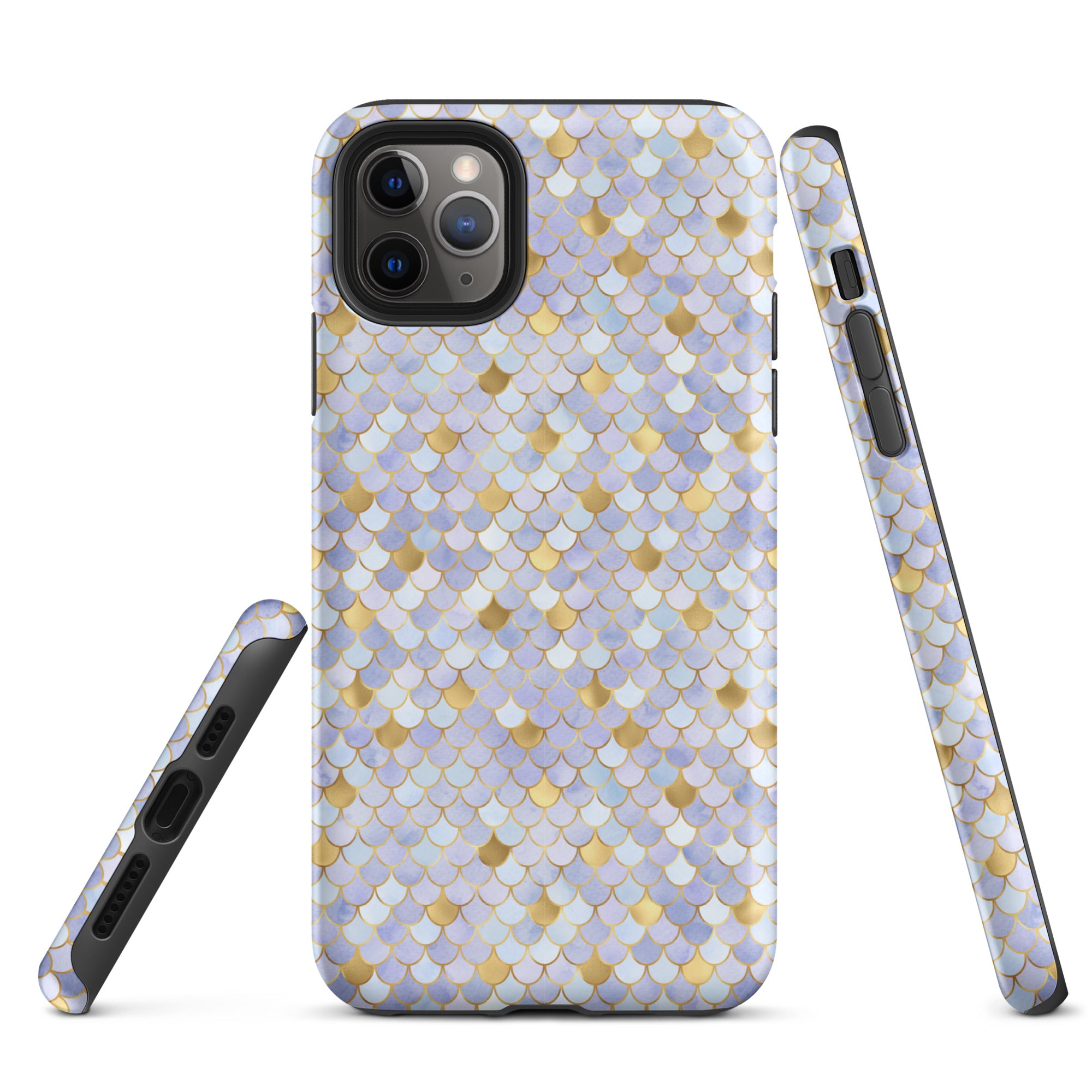Tough Case for iPhone®- Mermaid Skin Purple