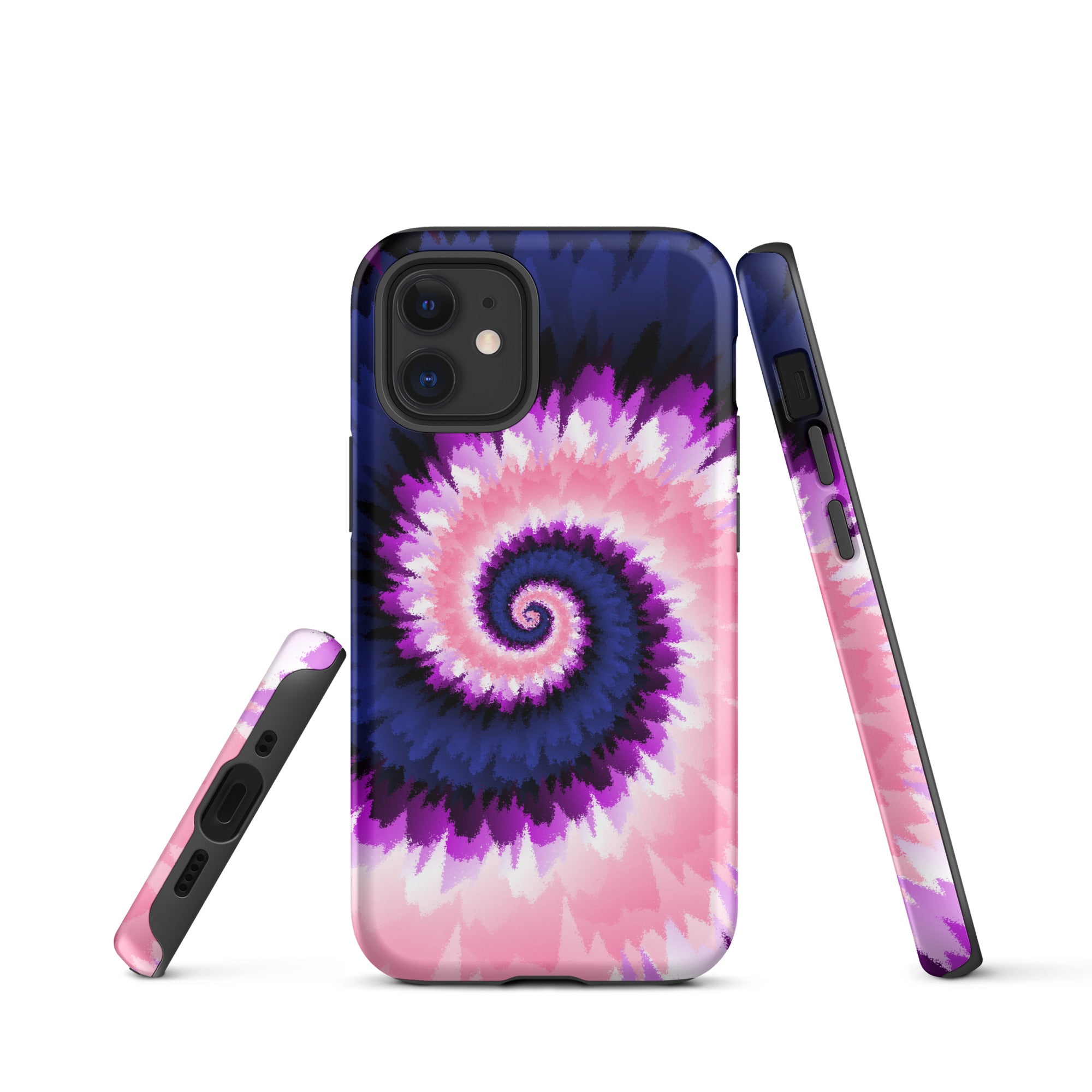 Tough Case for iPhone®-Tie Dye Spiral - Genderfluid