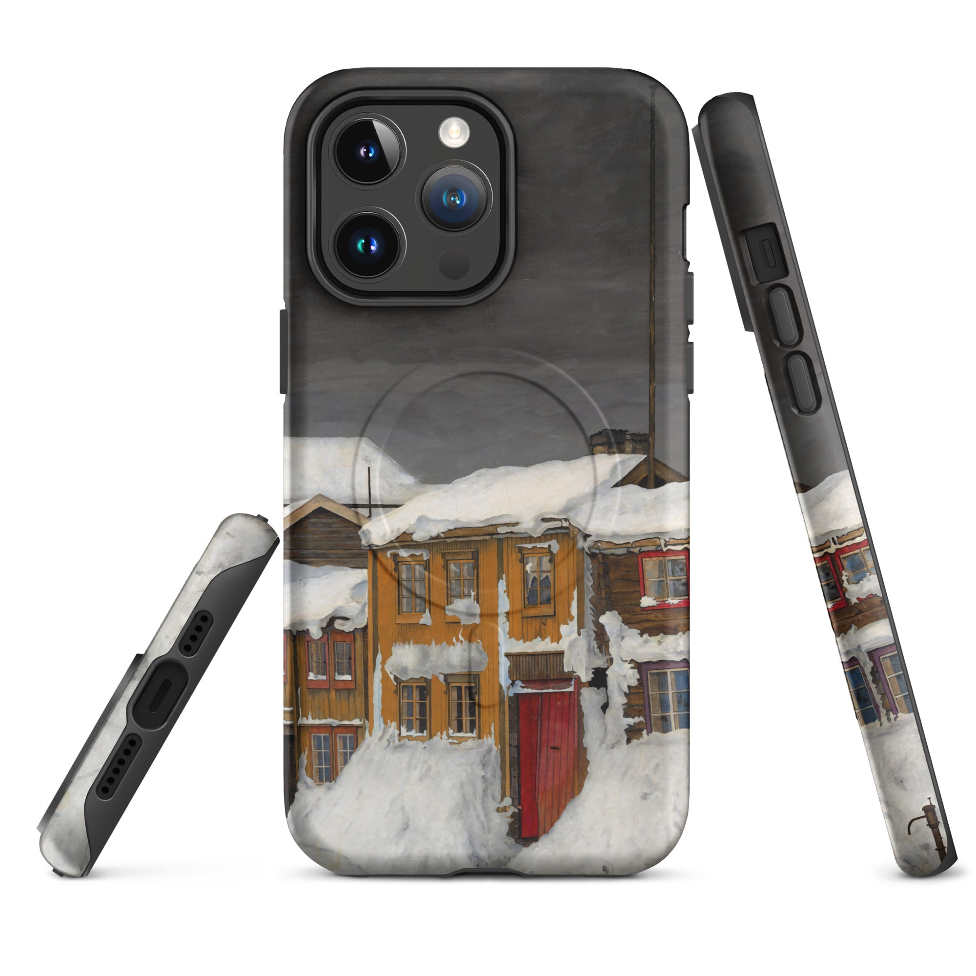 MagSafe® Tough case for iPhone®-Streets in Rros in Winter