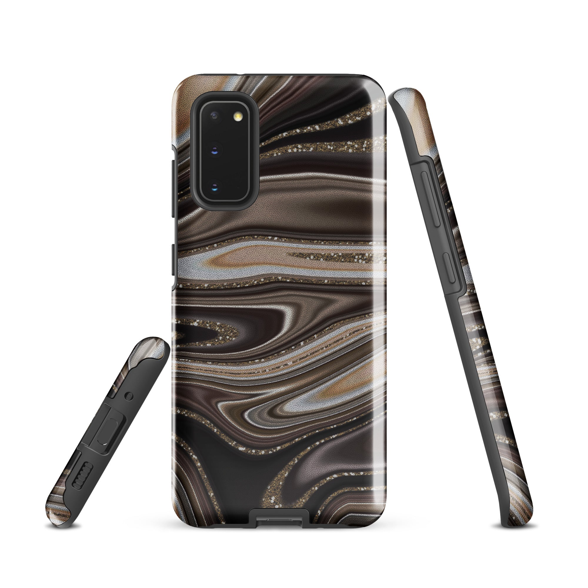 Tough case for Samsung®- Abstract Leather