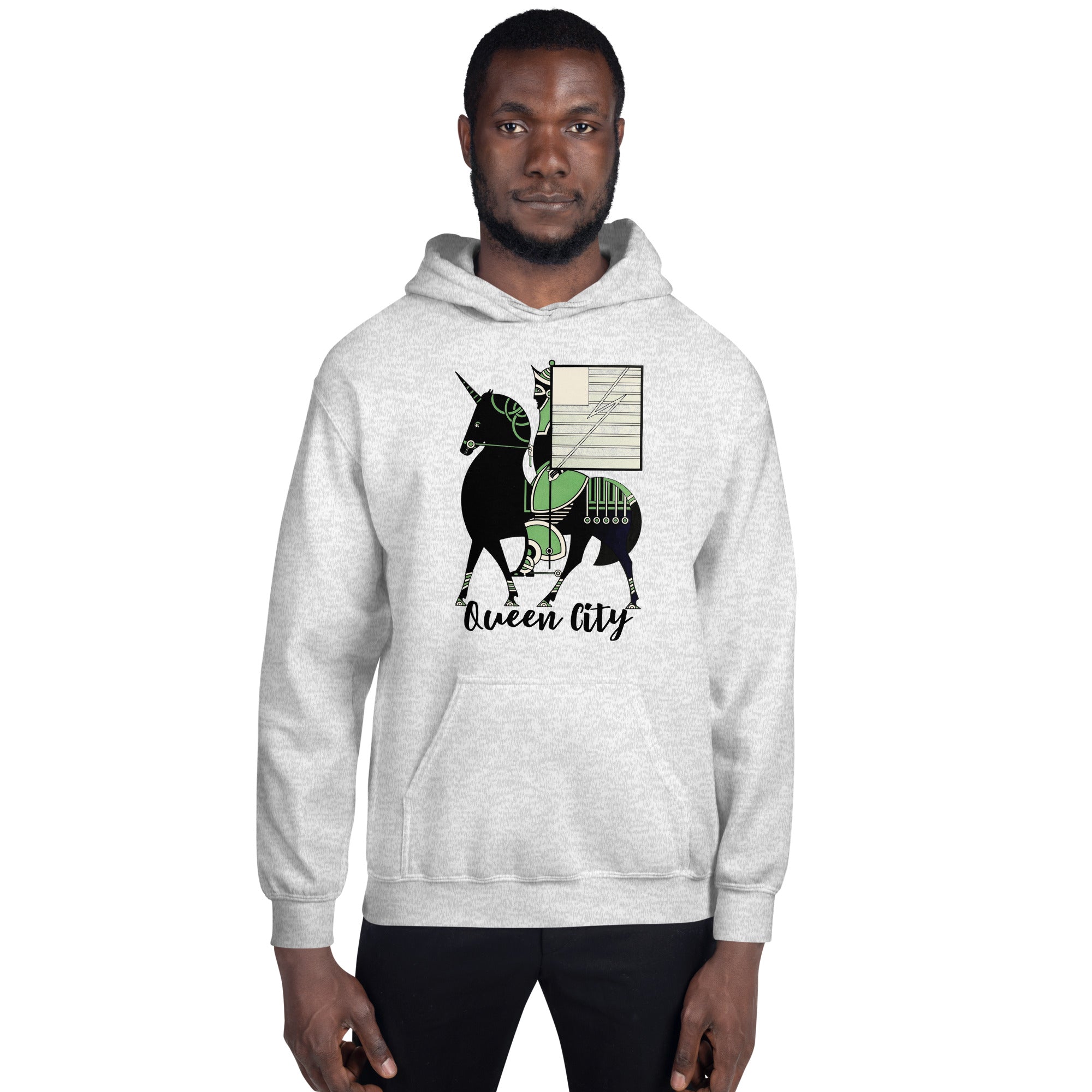 Unisex Hoodie-Queen City V