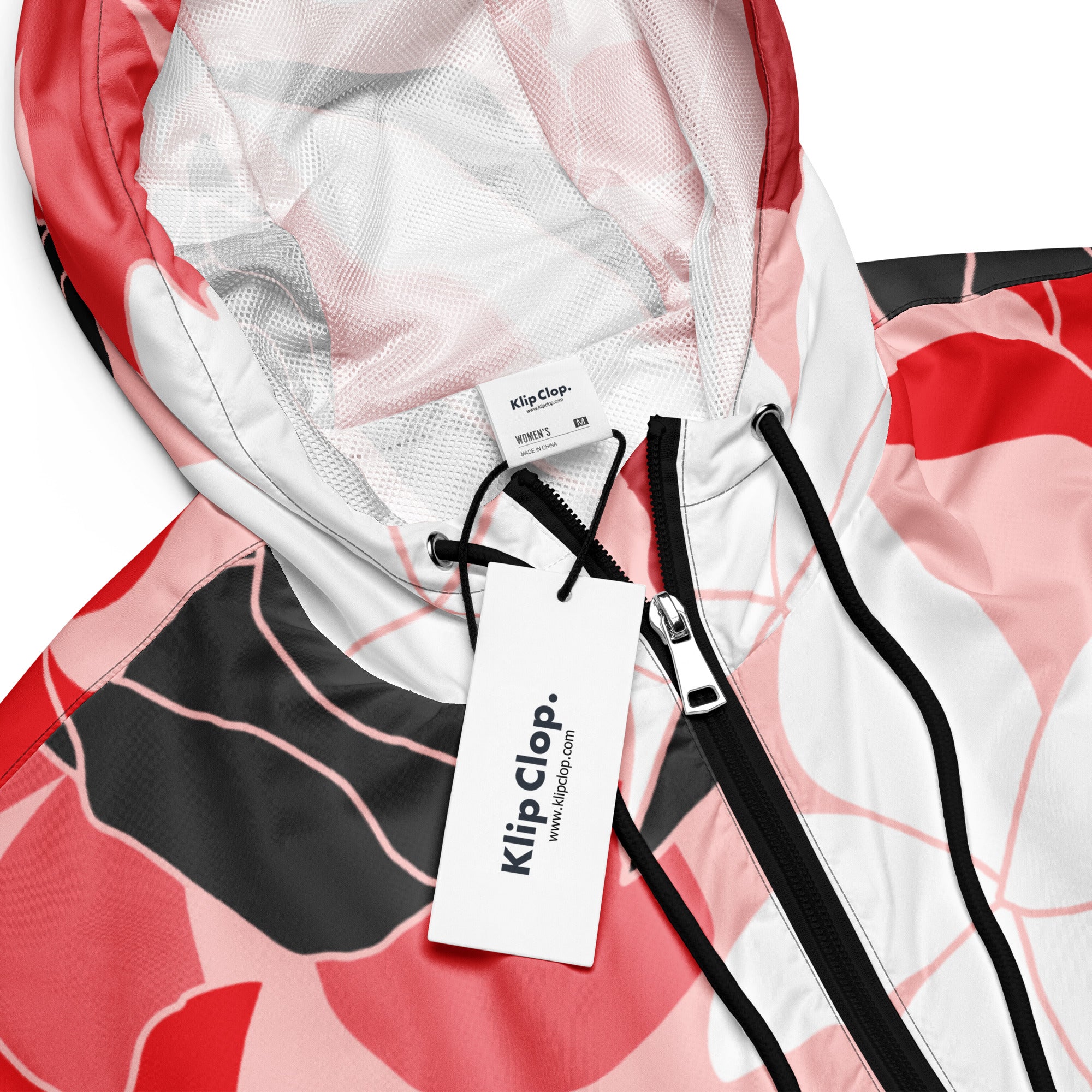 Women’s cropped windbreaker- Floral II