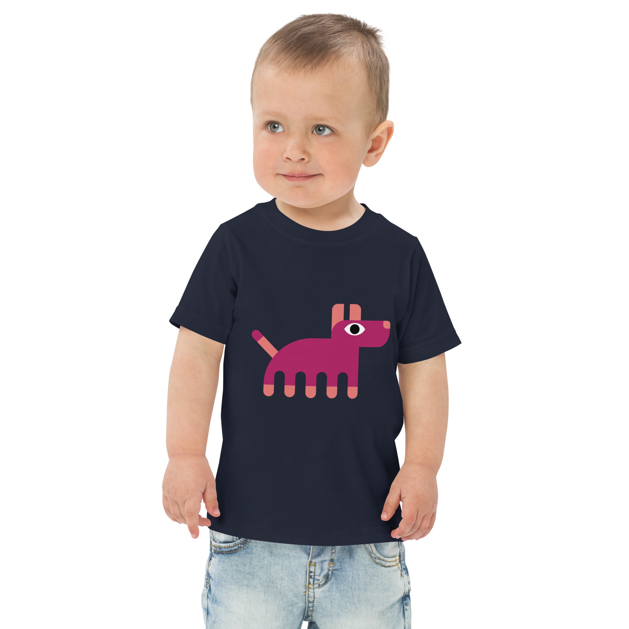 Toddler jersey t-shirt-Doggy