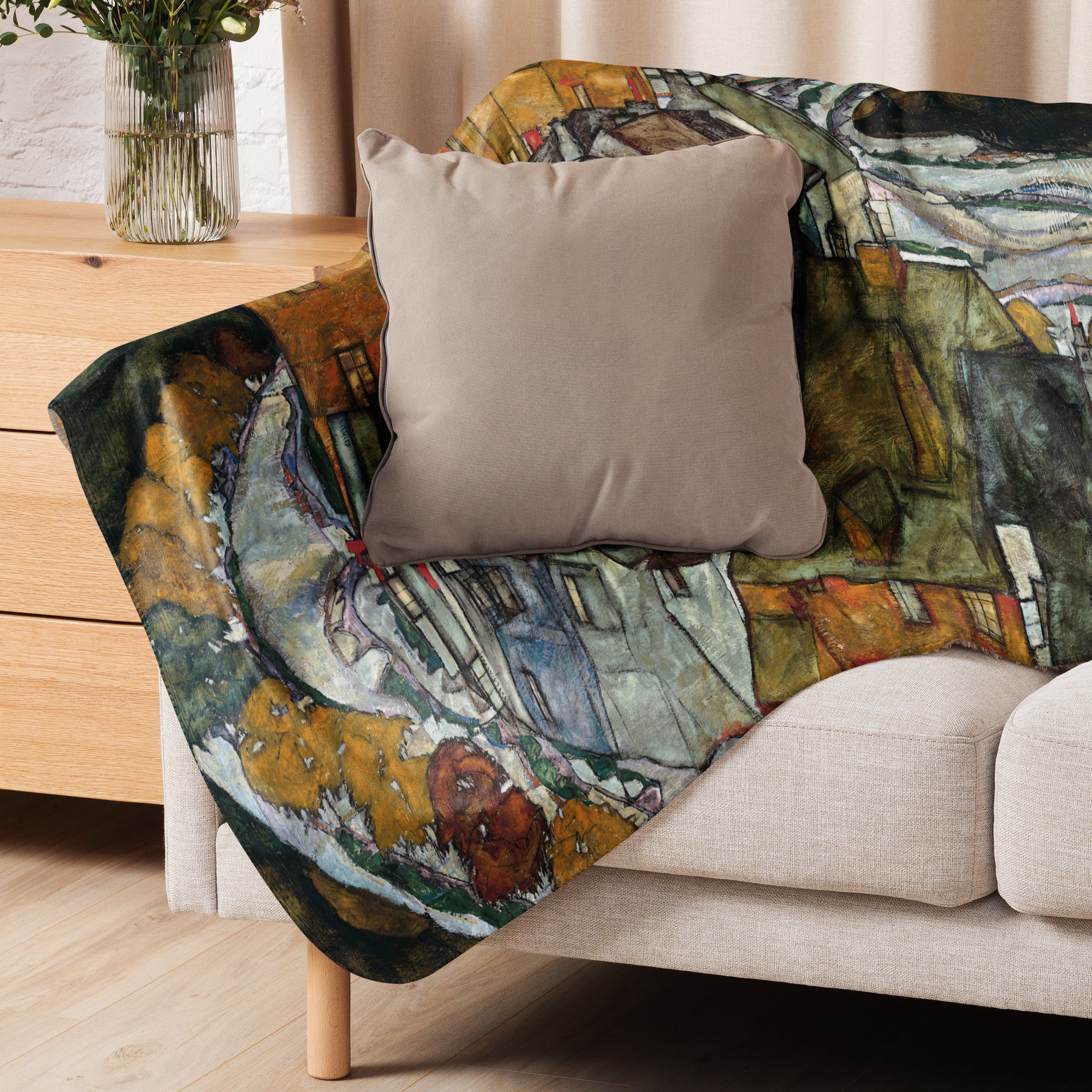 Sherpa blanket-Crescent of houses