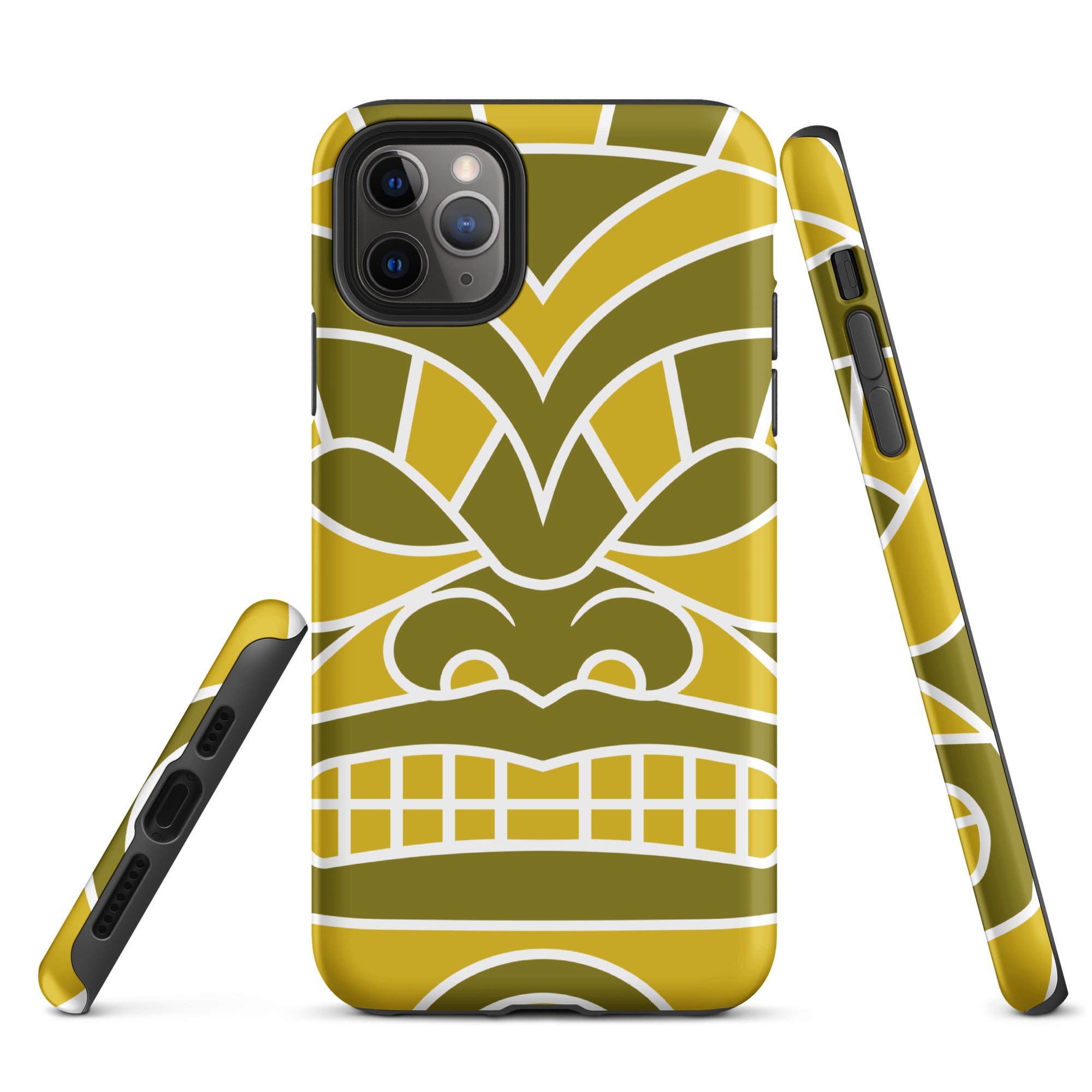 Tough Case for iPhone®- Totem Mask Yellow