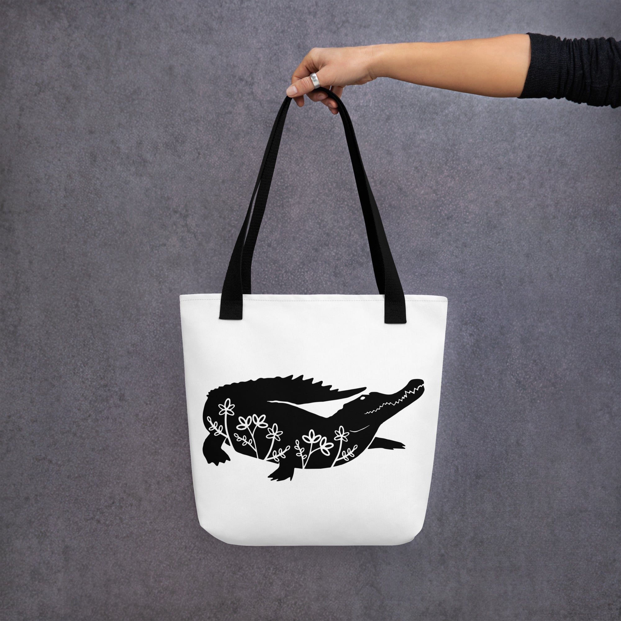 Tote bag- Wildlife Crocodile