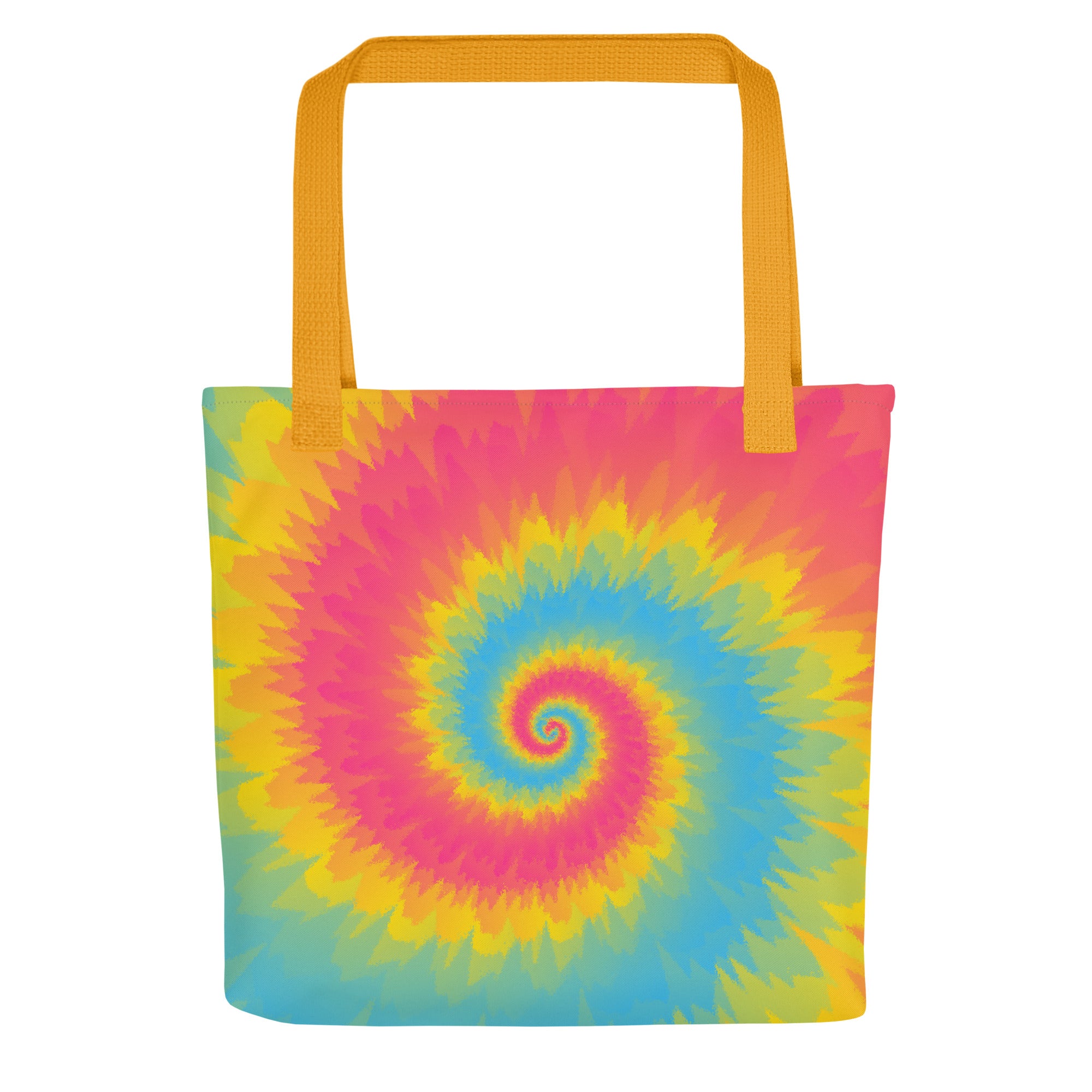 Tote bag-Tie Dye Spiral - Pansexual