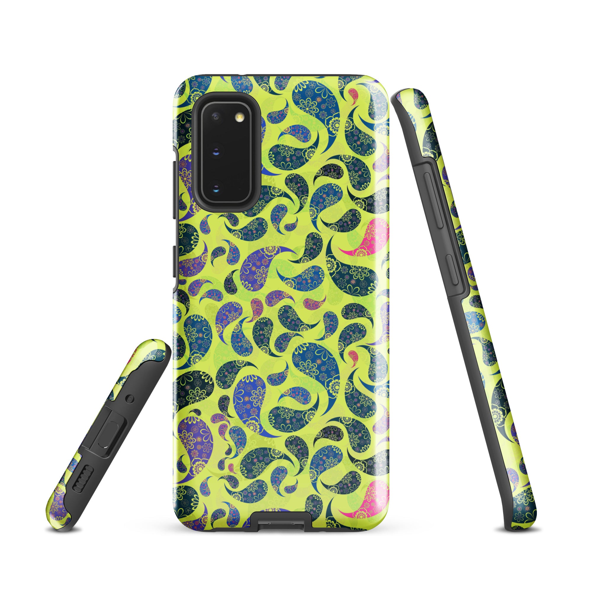 Tough case for Samsung®- Paisley Yellow