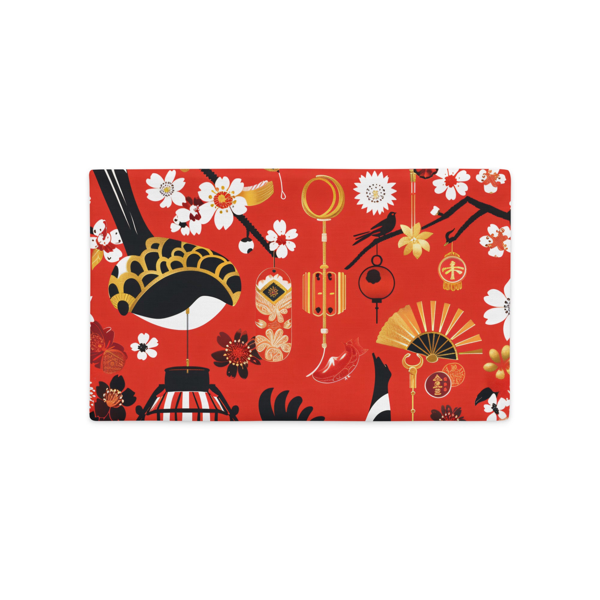 Premium Pillow Case-Japanese Traditional Arts VII