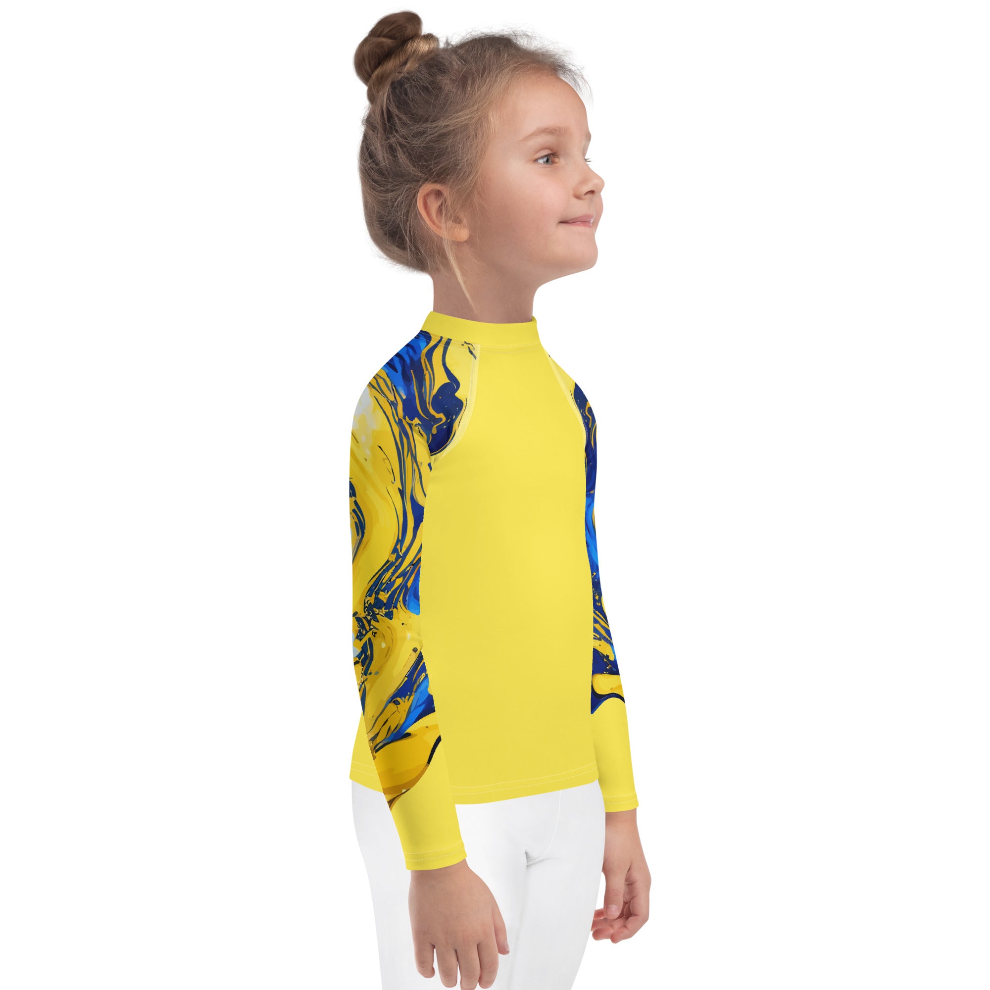 Kids Rash Guard-Ink Pattern III
