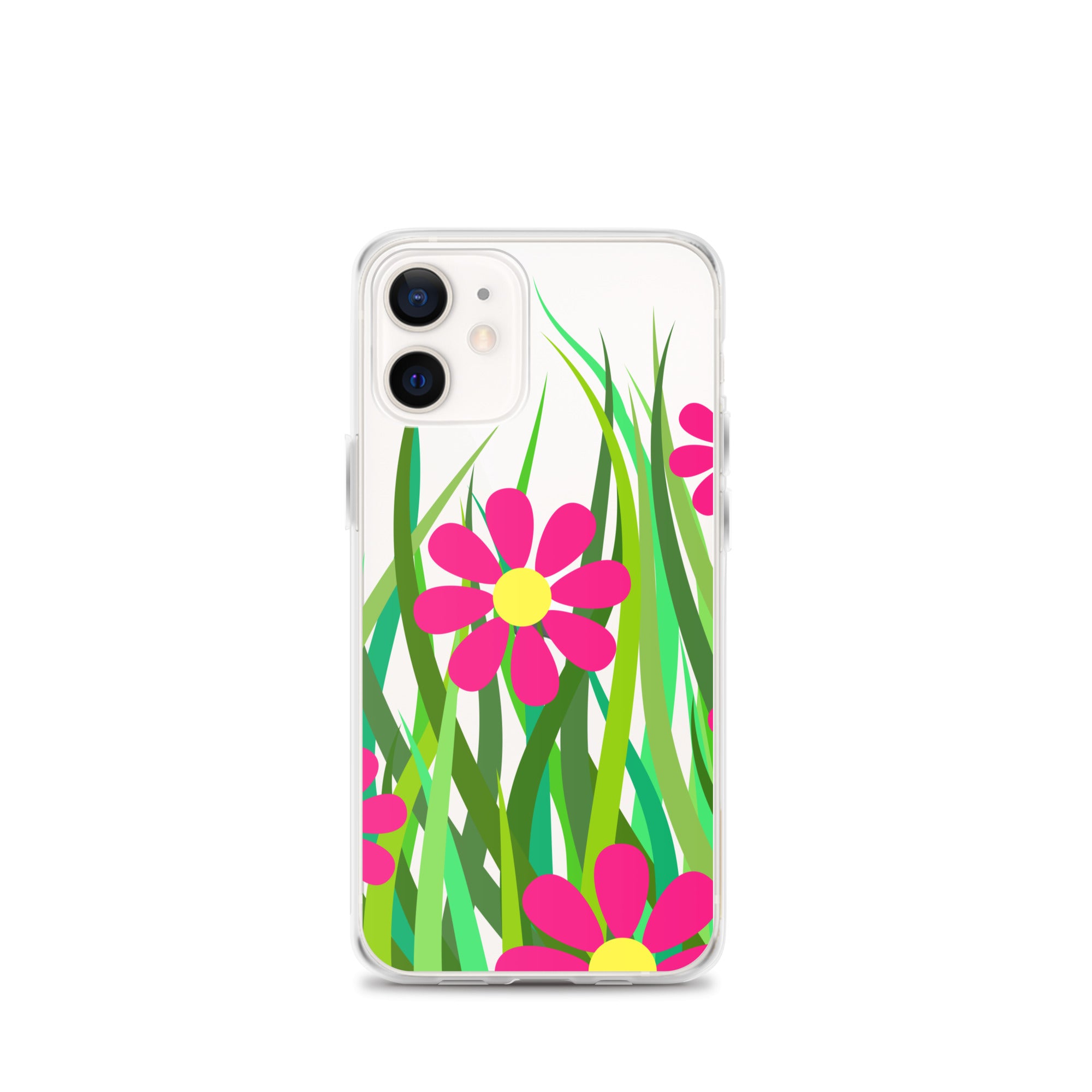 Clear Case for iPhone®- Floral Hedge Design I