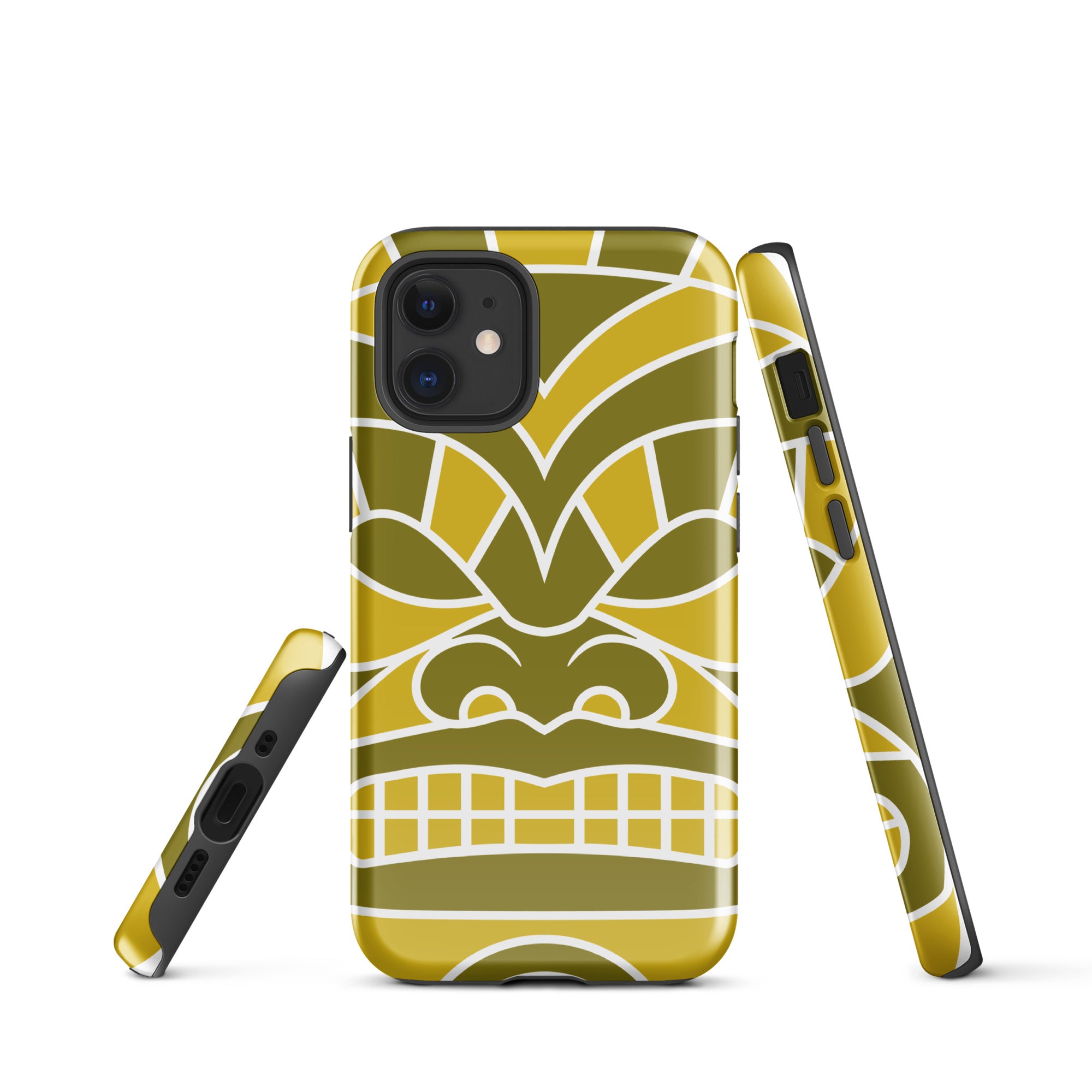 Tough Case for iPhone®- Totem Mask Yellow